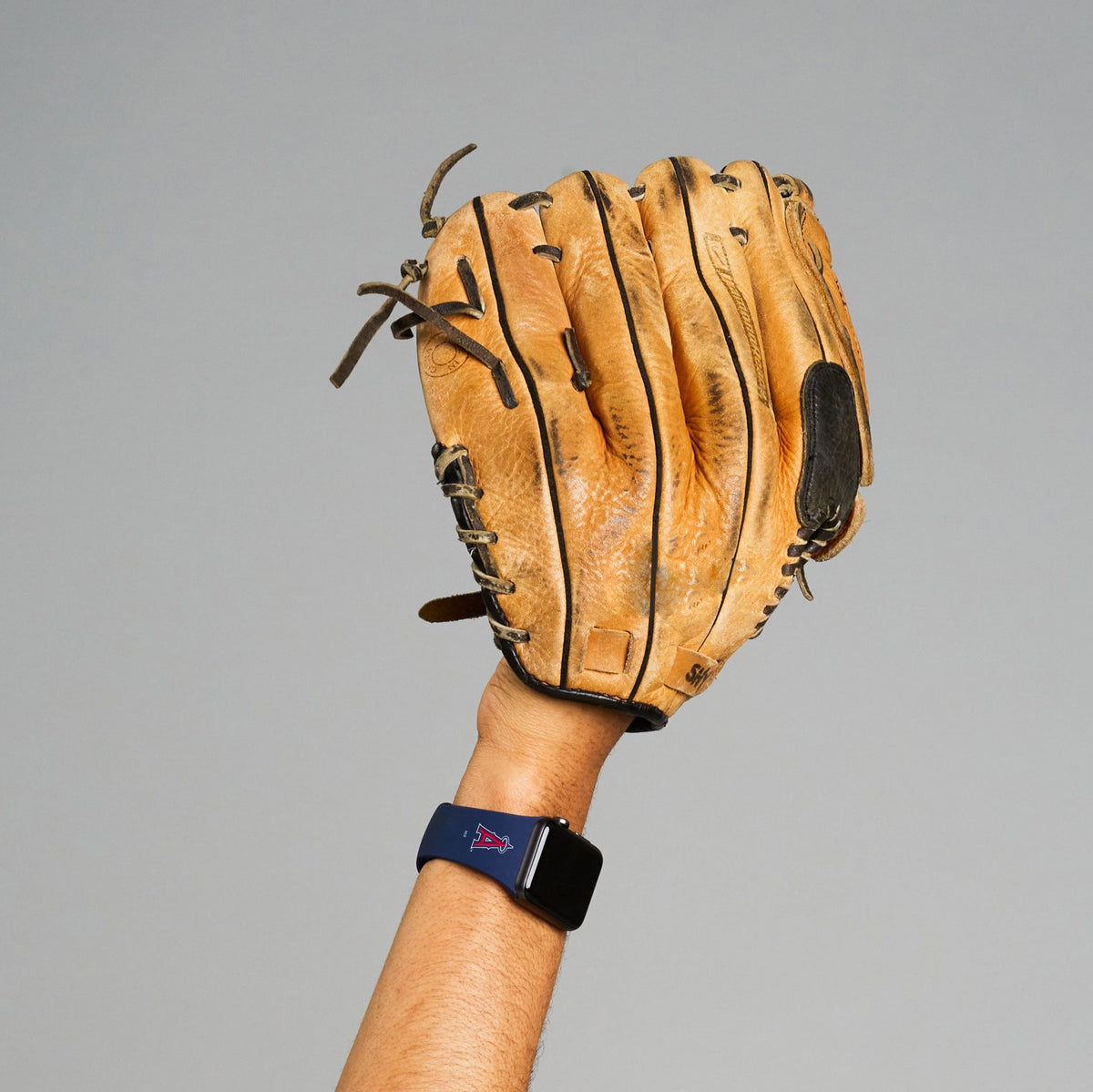 Los Angeles Angels Silicone Apple Watch Band - Game Time