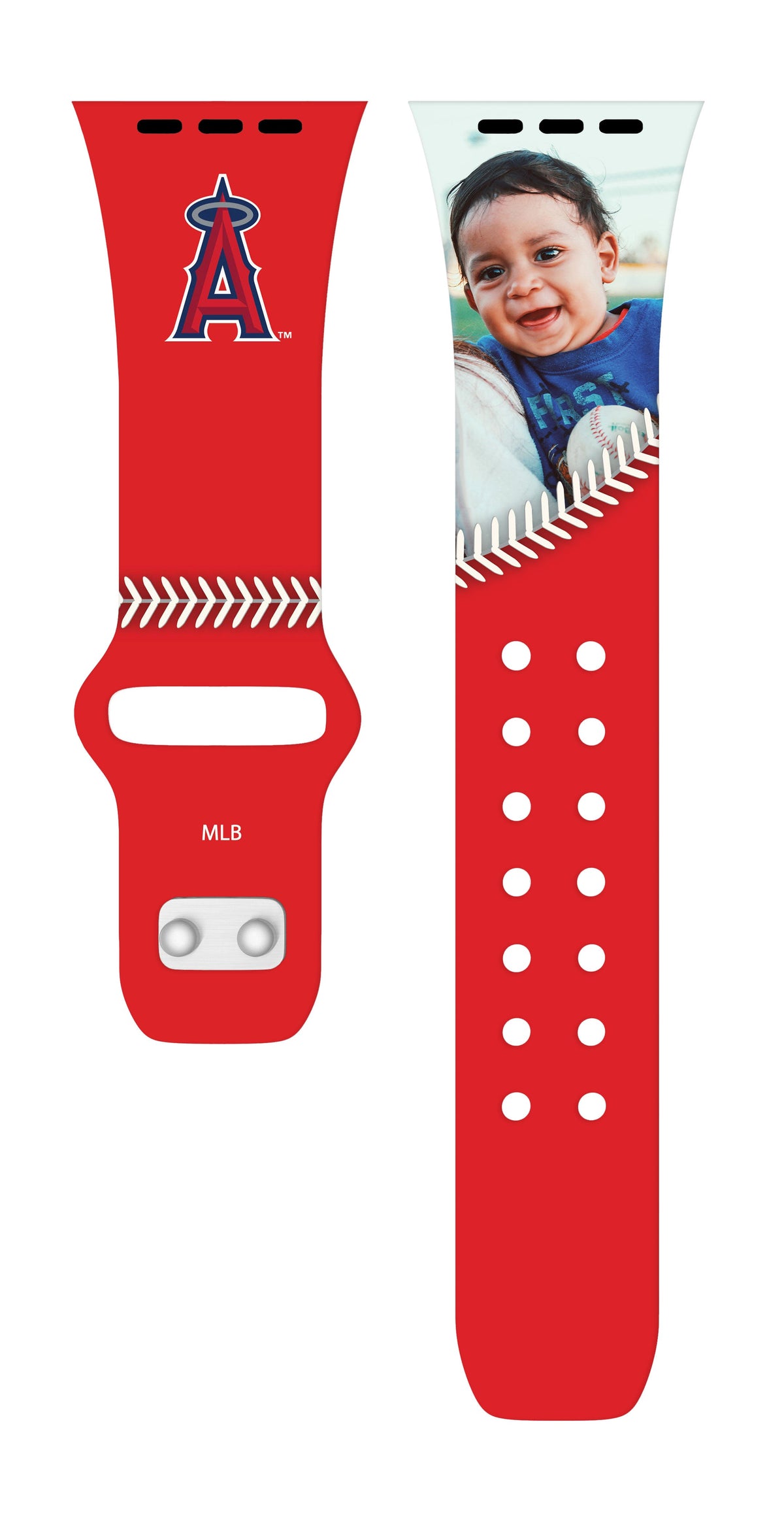 Los Angeles Angels Custom Photo HD Apple Watch Band