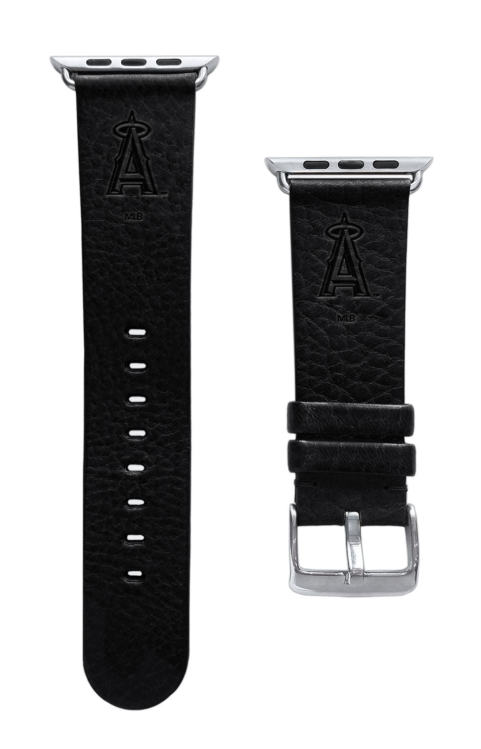 Los Angeles Angels Leather Band Compatible with Apple Watch - Game Time