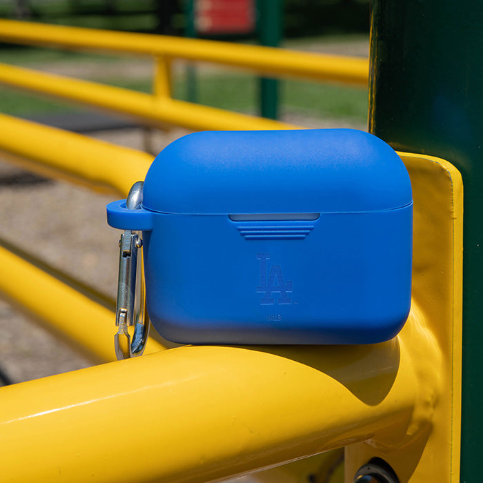 Game Time Los Angeles Dodgers Engraved Silicone AirPods Pro Case Cover