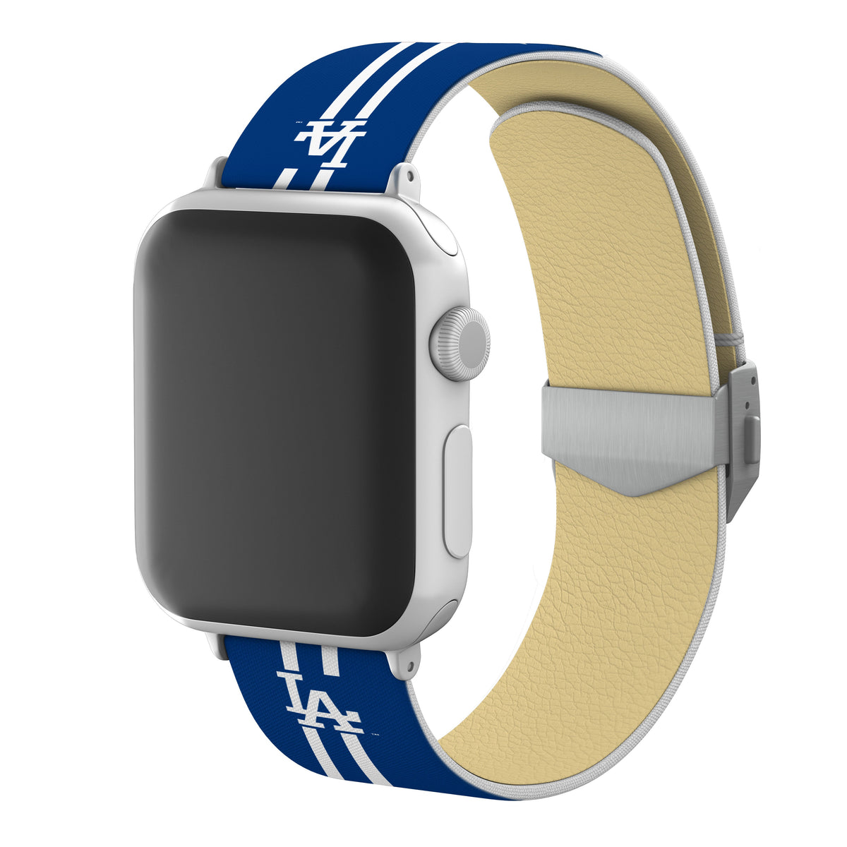 Game Time Los Angeles Dodgers Signature Series Apple Watch Band  With Engraved Buckle