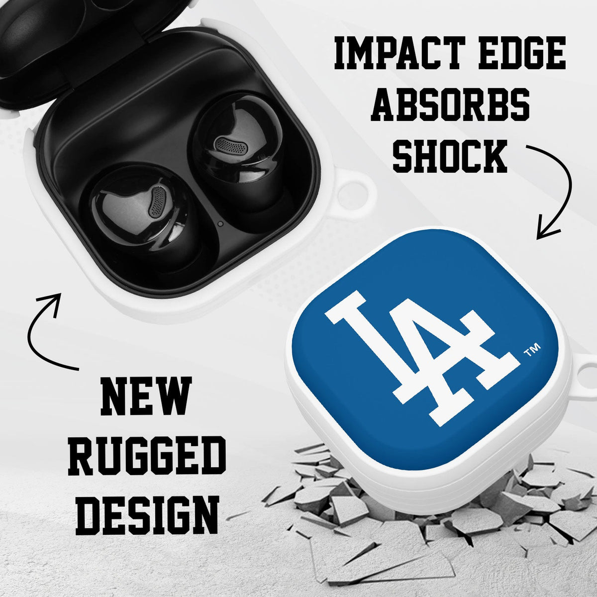 Los Angeles Dodgers HDX Samsung Galaxy Buds Pro Case Cover