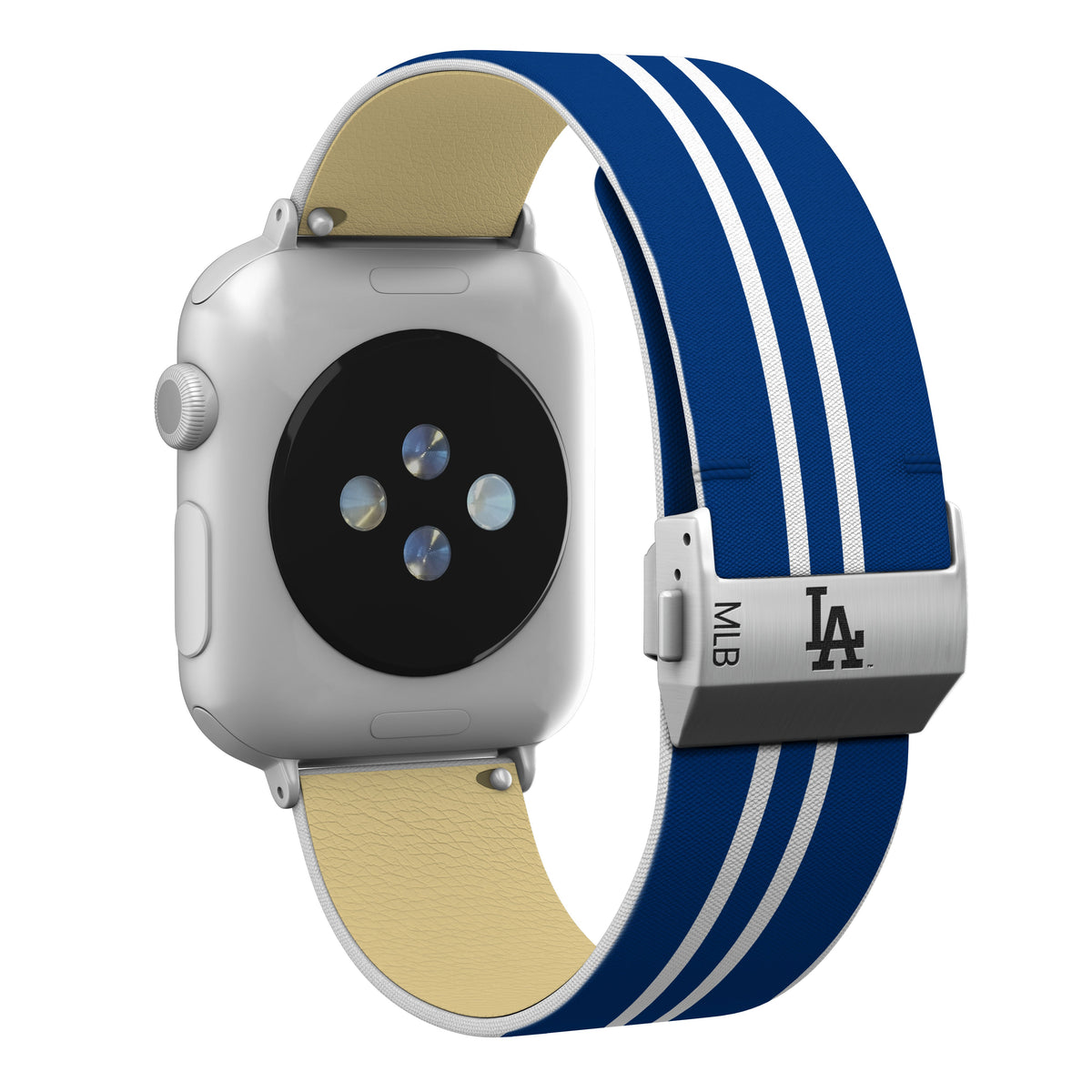 Game Time Los Angeles Dodgers Signature Series Apple Watch Band  With Engraved Buckle