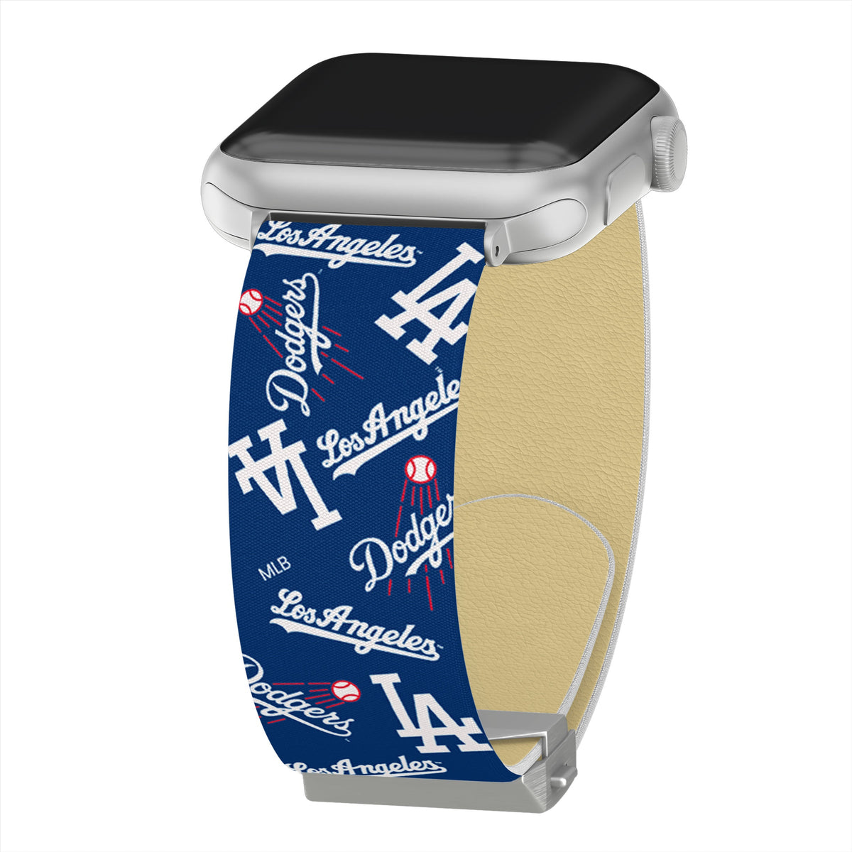 Game Time Los Angeles Dodgers Signature Series Apple Watch Band  With Engraved Buckle