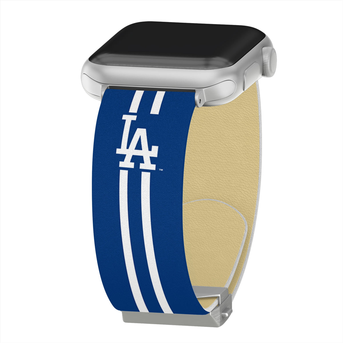 Game Time Los Angeles Dodgers Signature Series Apple Watch Band  With Engraved Buckle