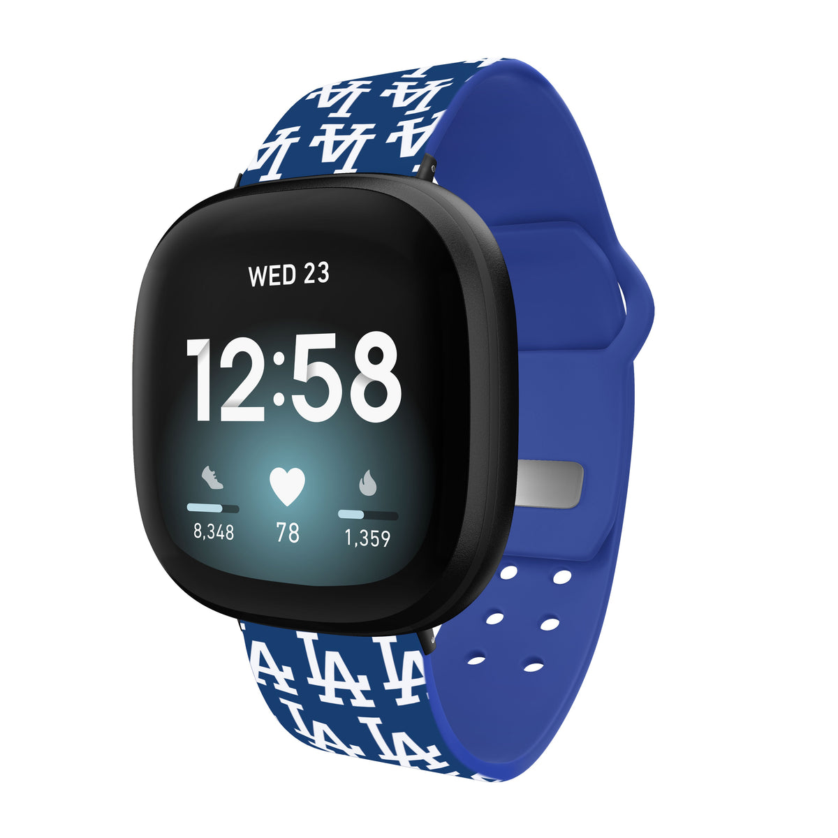 Los Angeles Dodgers HD Fitbit Versa 3 and Sense Watch Band
