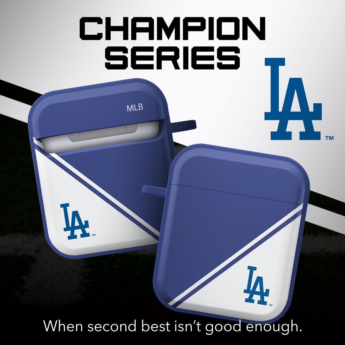 Los Angeles Dodgers HDX Champion Series Apple AirPods Gen 1 &amp; 2 Case Cover