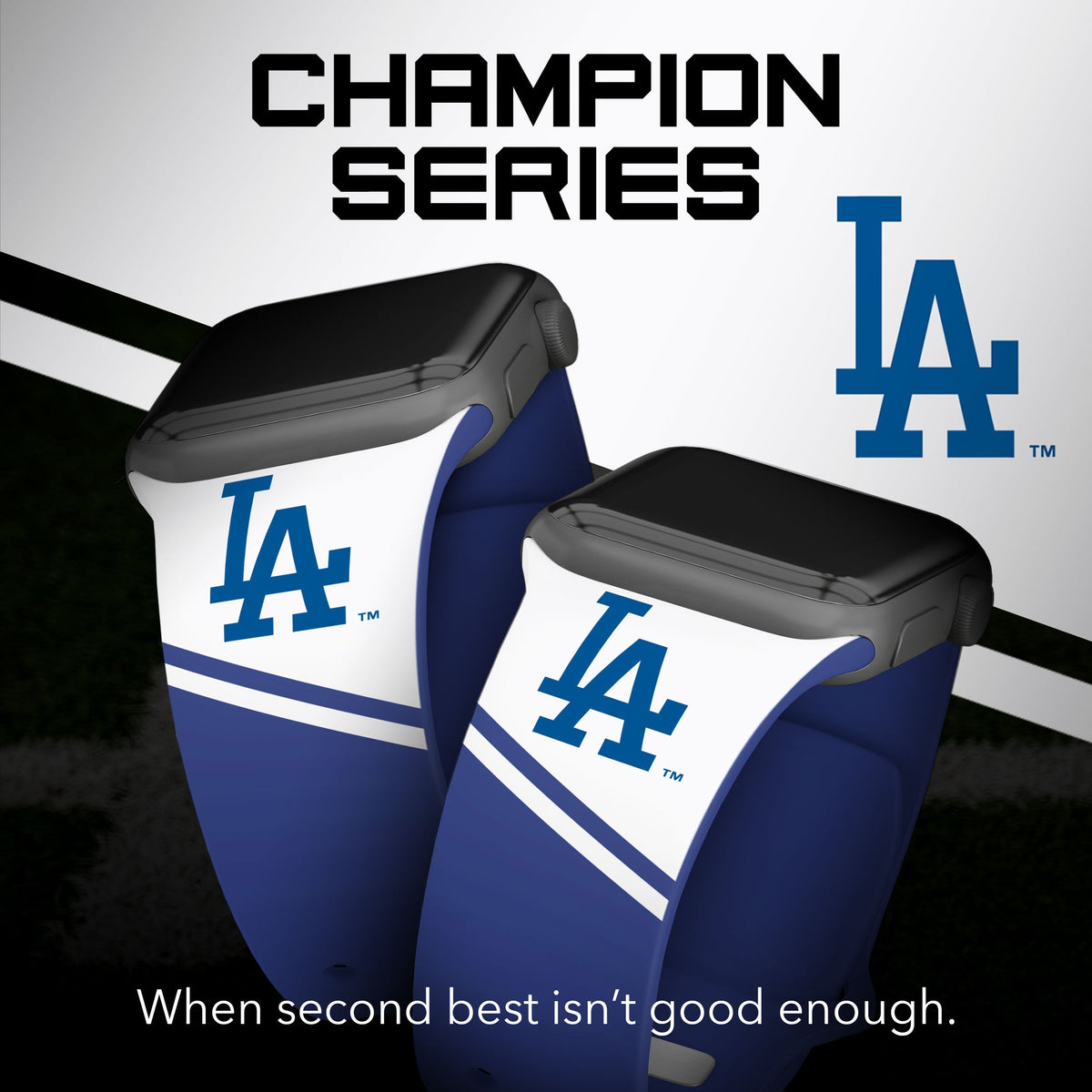 Los Angeles Dodgers HD Champion Series Apple Watch Band