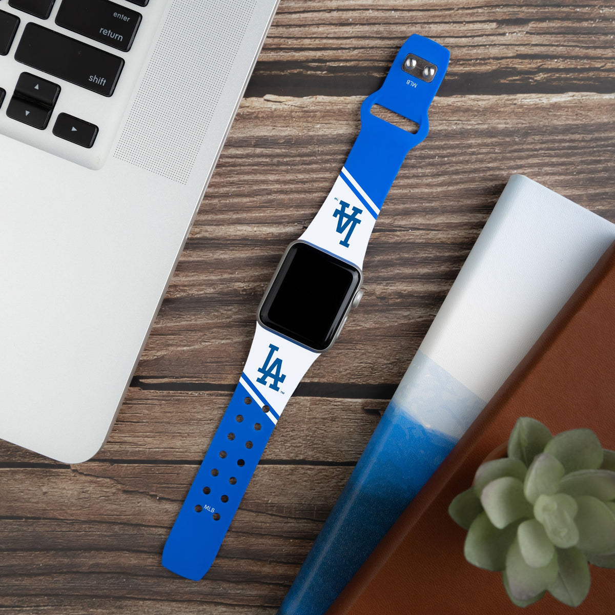 Los Angeles Dodgers HD Champion Series Apple Watch Band Game Time Bands