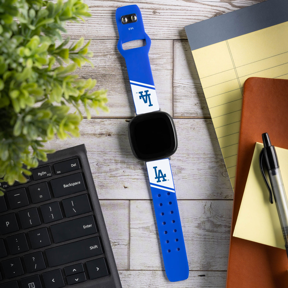 Los Angeles Dodgers HD Champion Series Fitbit Versa 3 &amp; Sense Watch Band