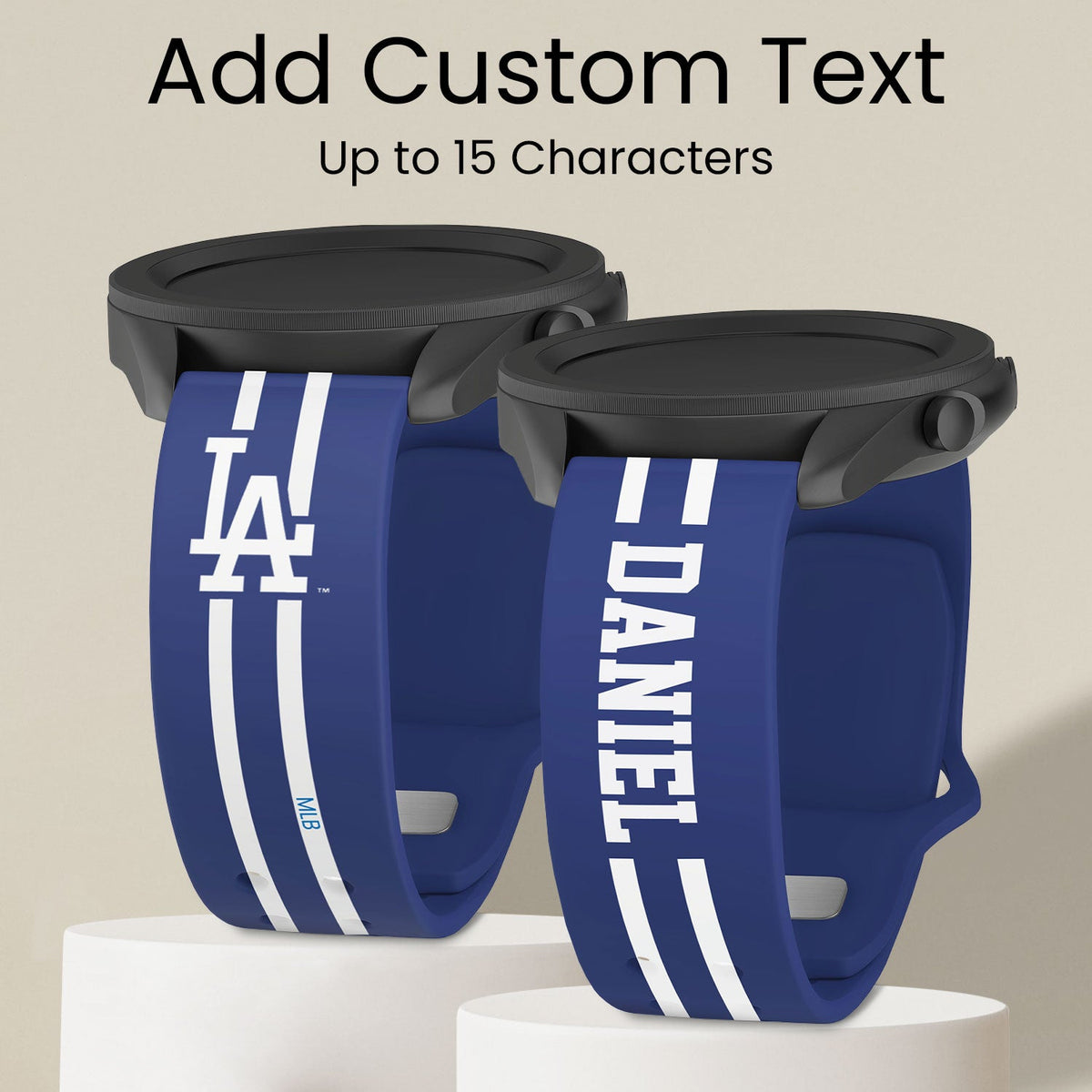 Los Angeles Dodgers Custom Name HD Quick Change Watch Band