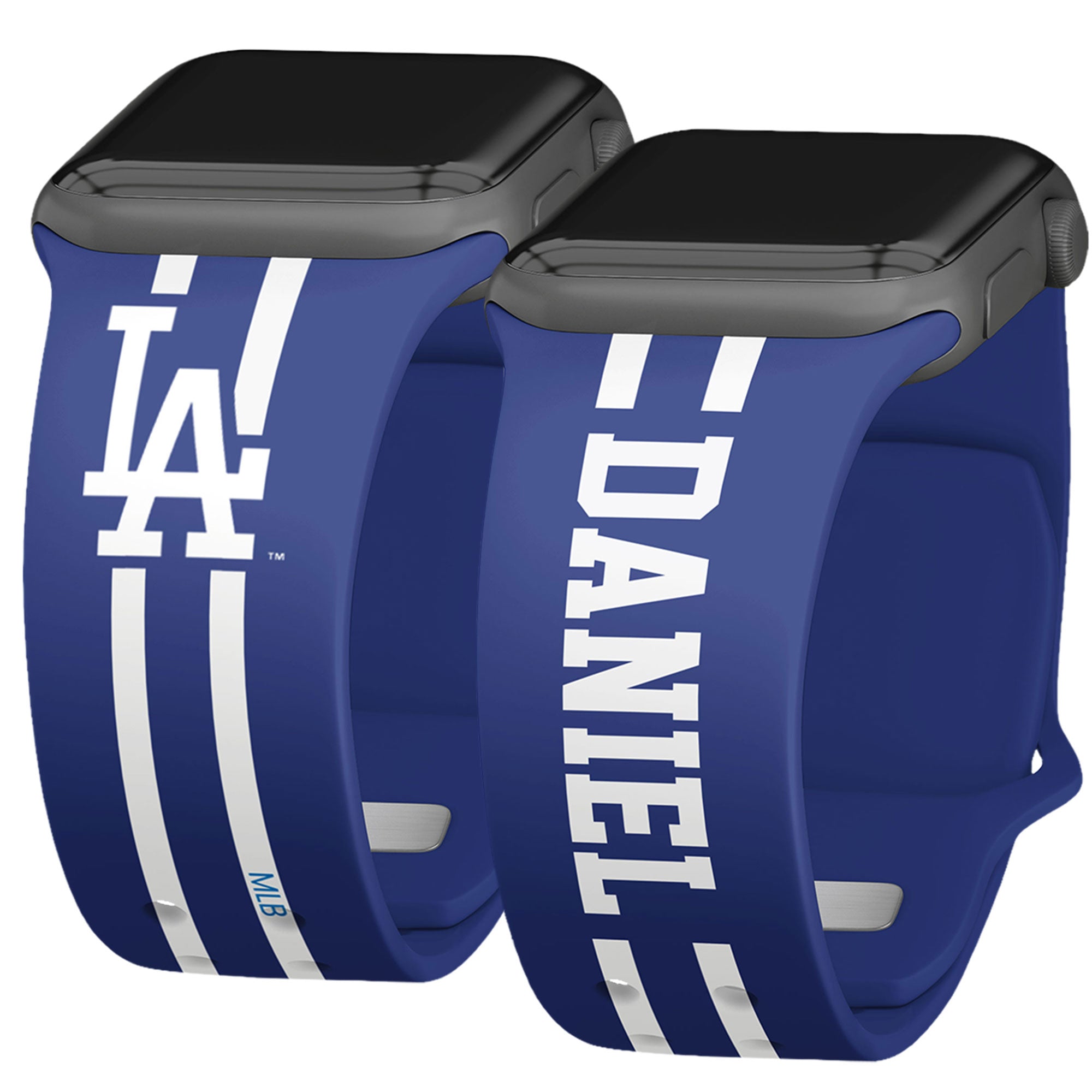 Los Angeles Dodgers Custom Name HD Apple Watch Band