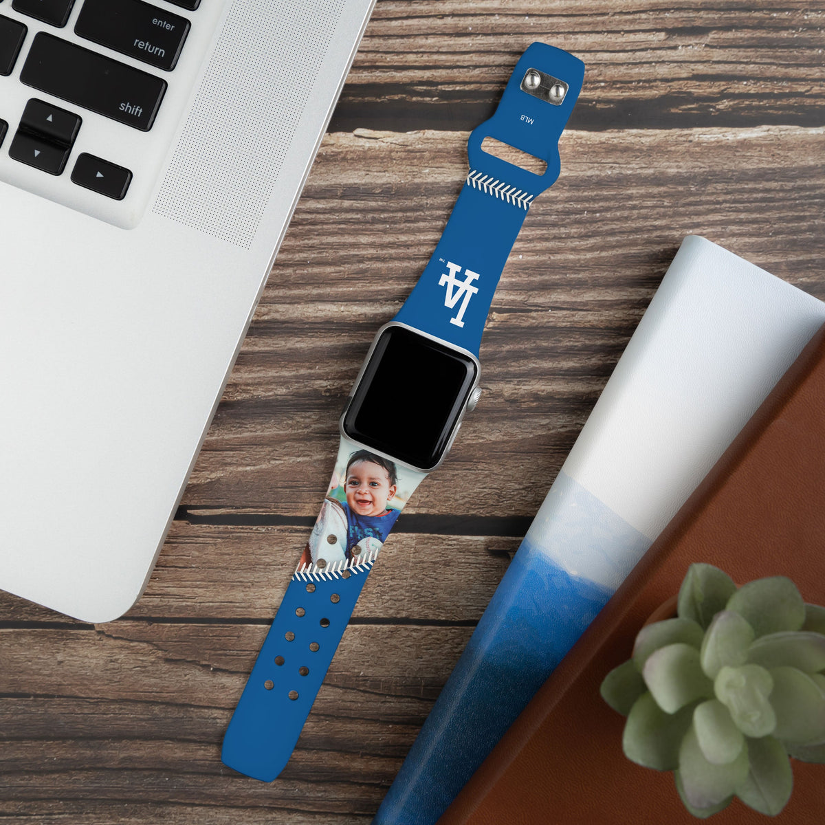 Los Angeles Dodgers Custom Photo HD Apple Watch Band
