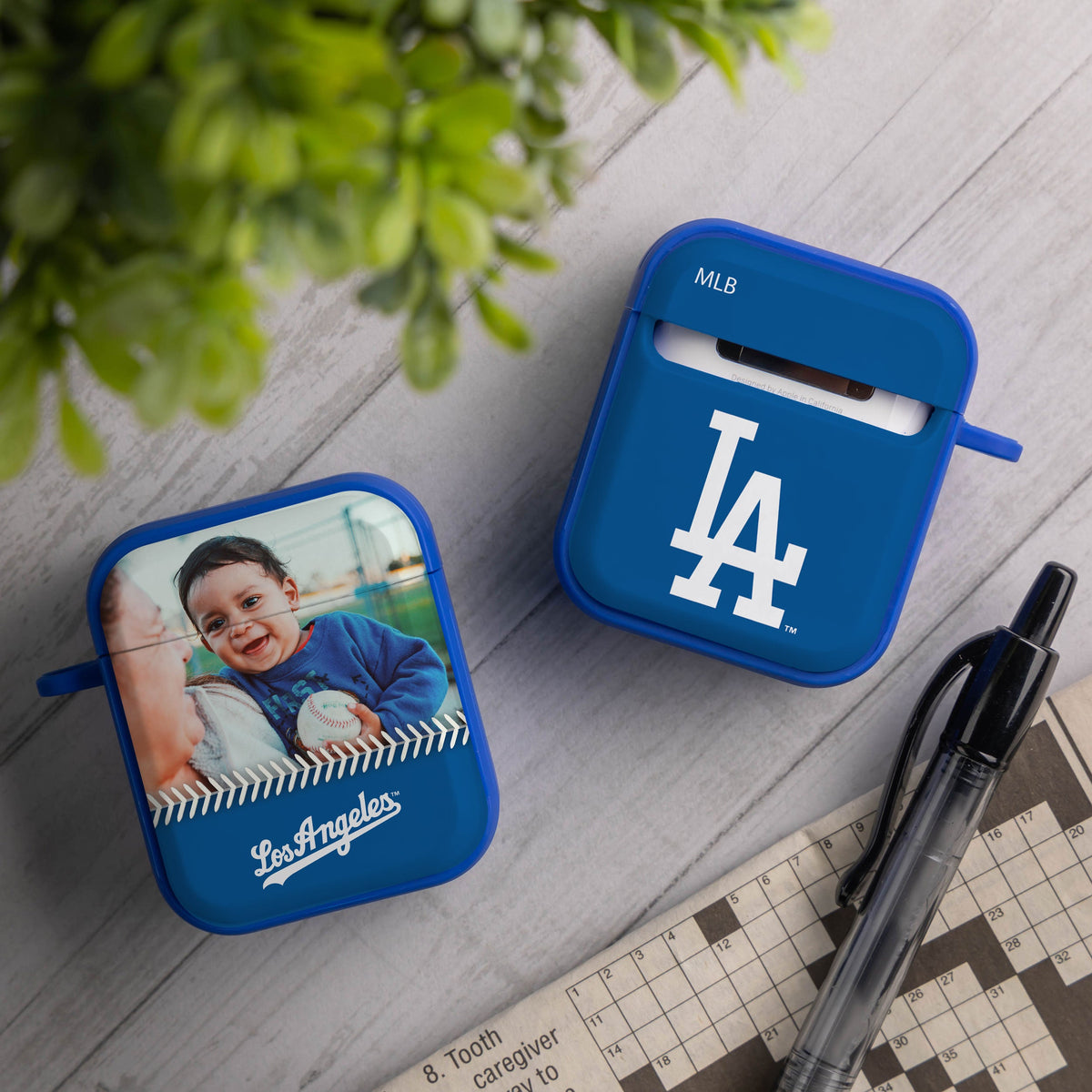 Los Angeles Dodgers Custom Photo HDX Apple AirPods Gen 1 &amp; 2 Case Cover