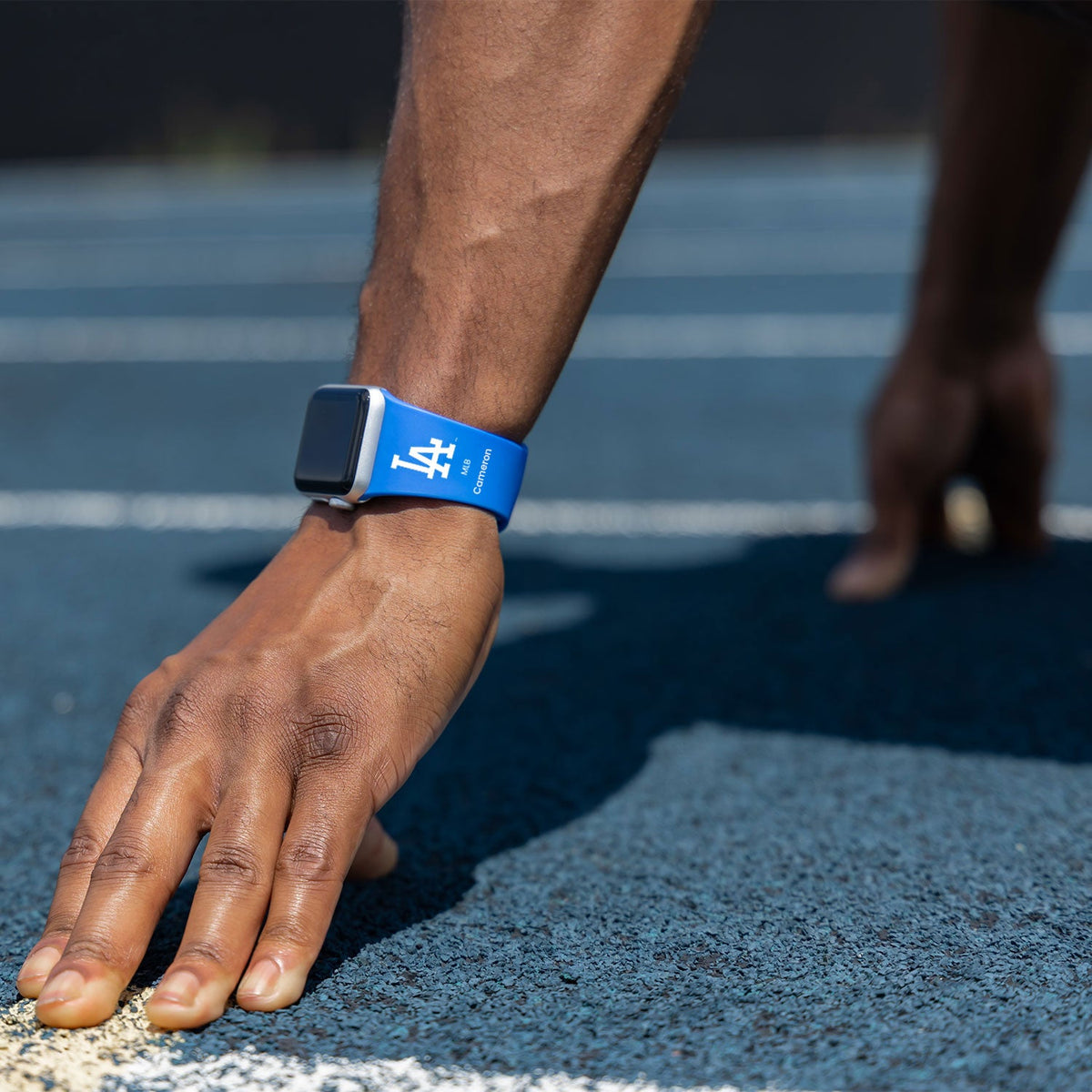 Los Angeles Dodgers HD Custom Name Apple Watchband