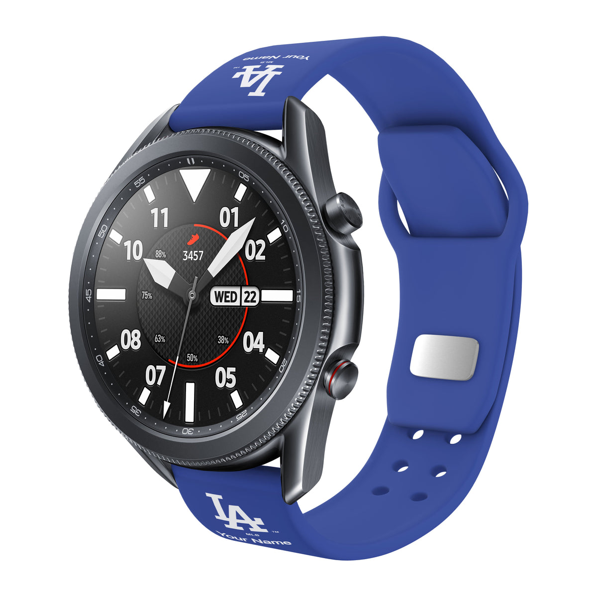 Los Angeles Dodgers HD Custom Name Watch Band Compatible with Samsung Galaxy Watch and more