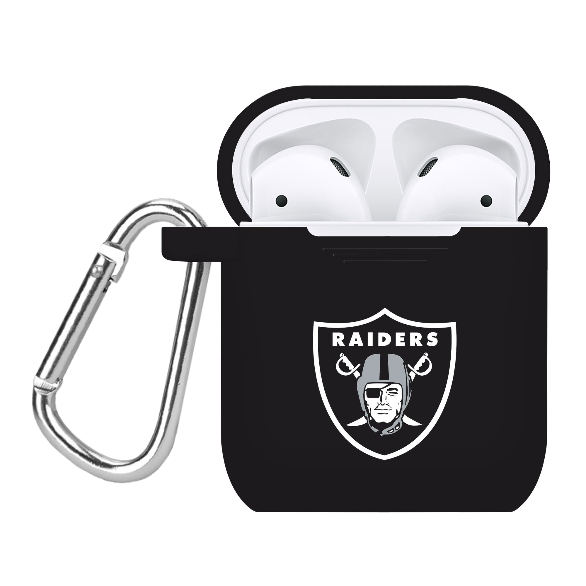 Game Time Las Vegas Raiders Silicone Airpods Case Cover