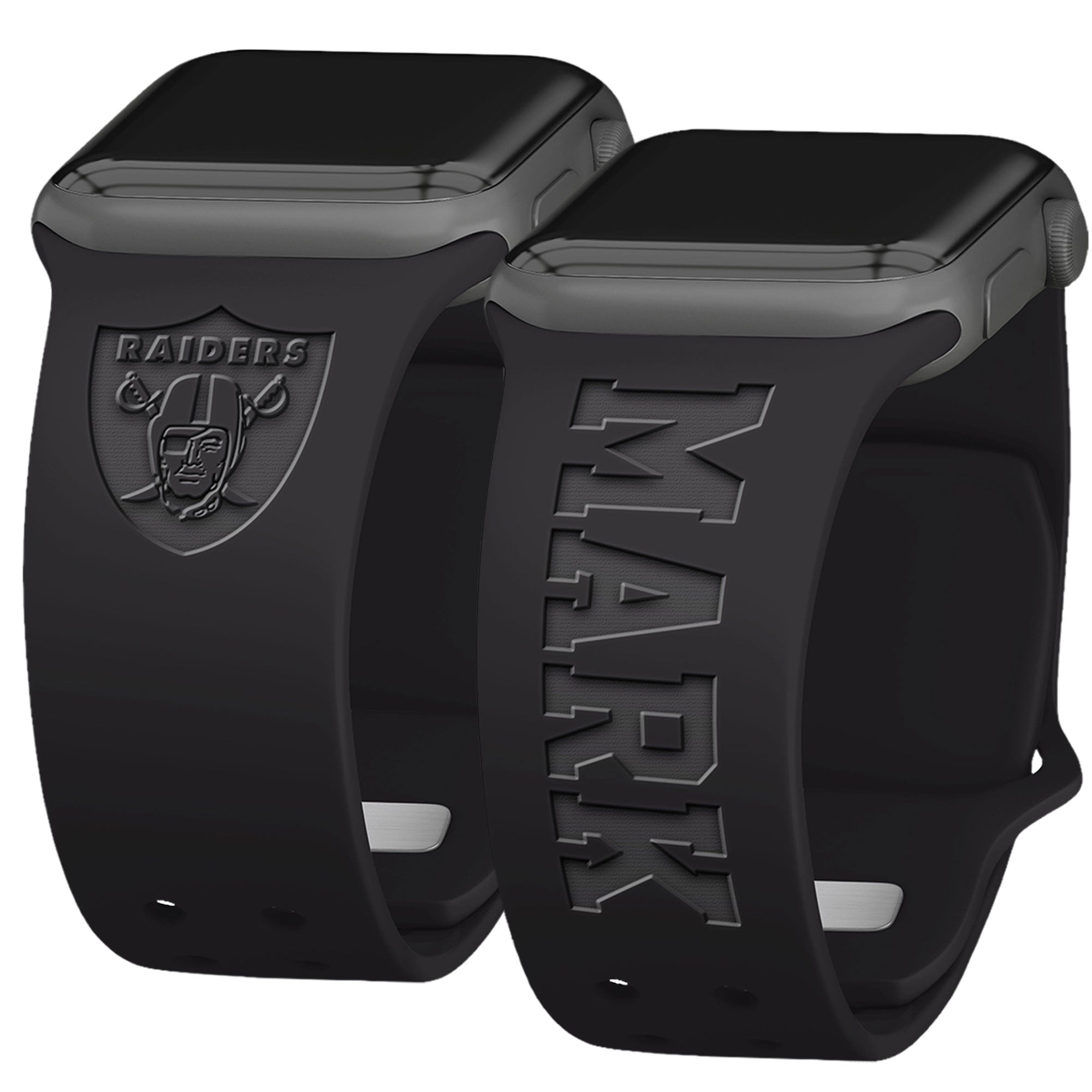 Las Vegas Raiders Custom Engraved Apple Watch Band