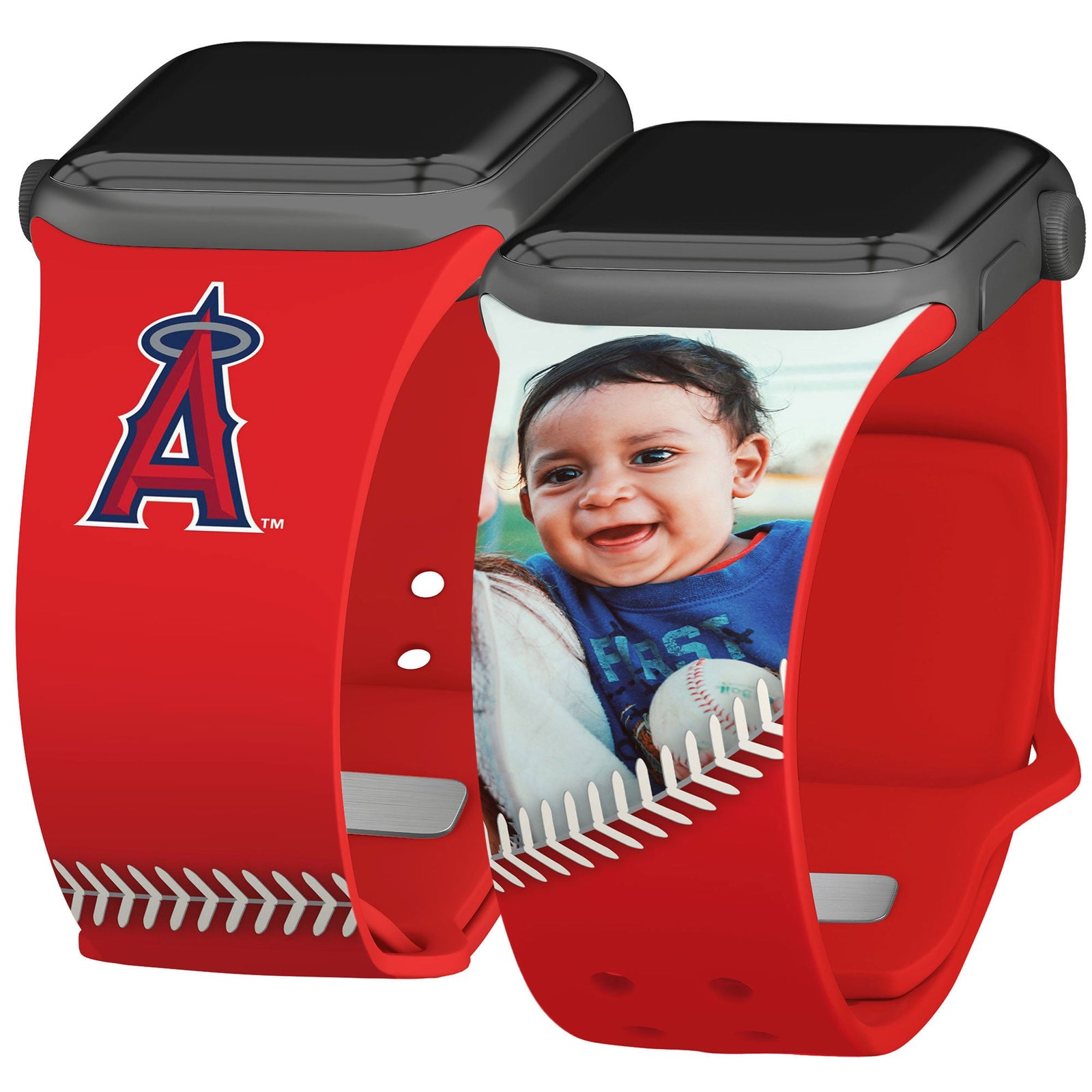 Los Angeles Angels Custom Photo HD Apple Watch Band