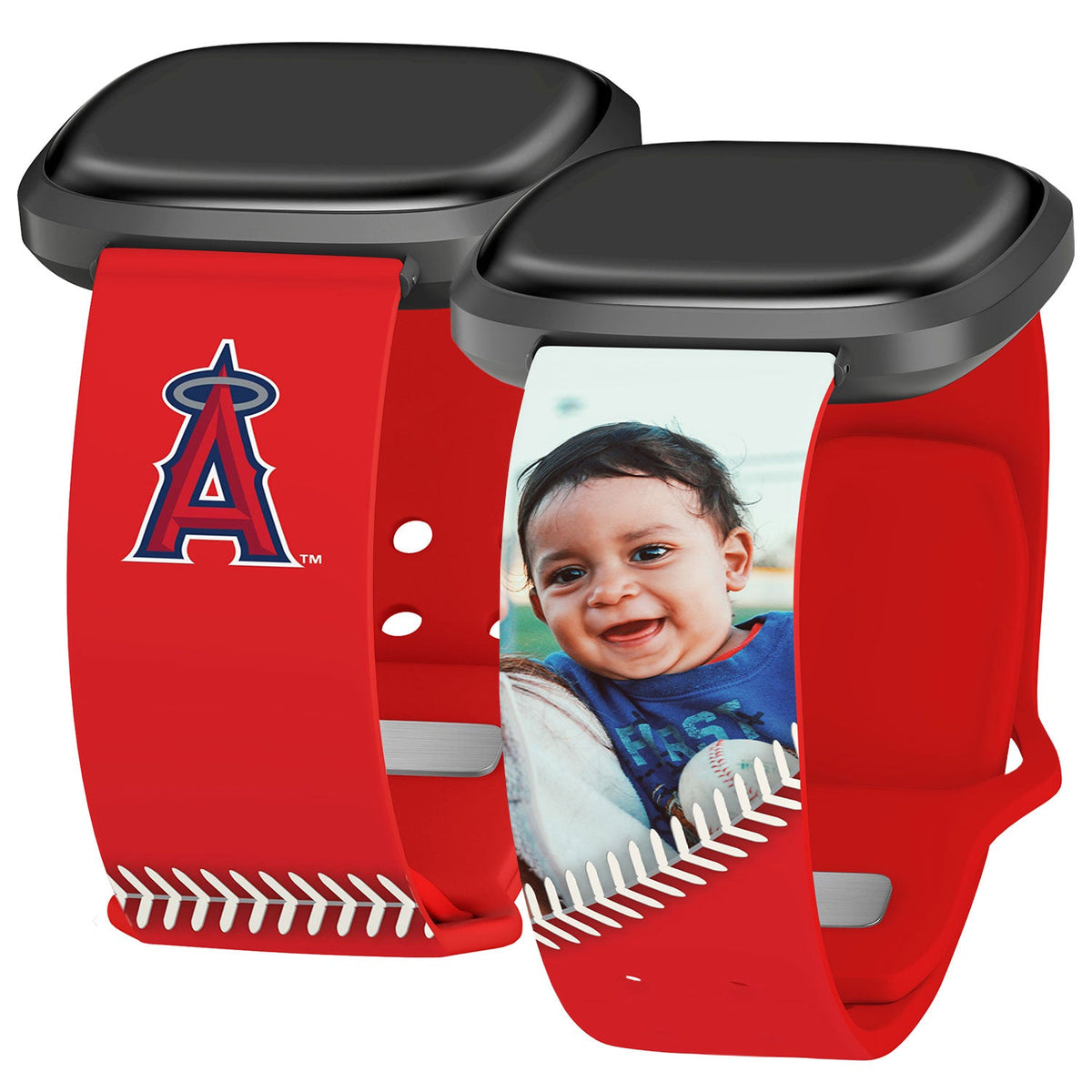 Los Angeles Angels Custom Photo HD Fitbit Versa 3 &amp; Sense Band