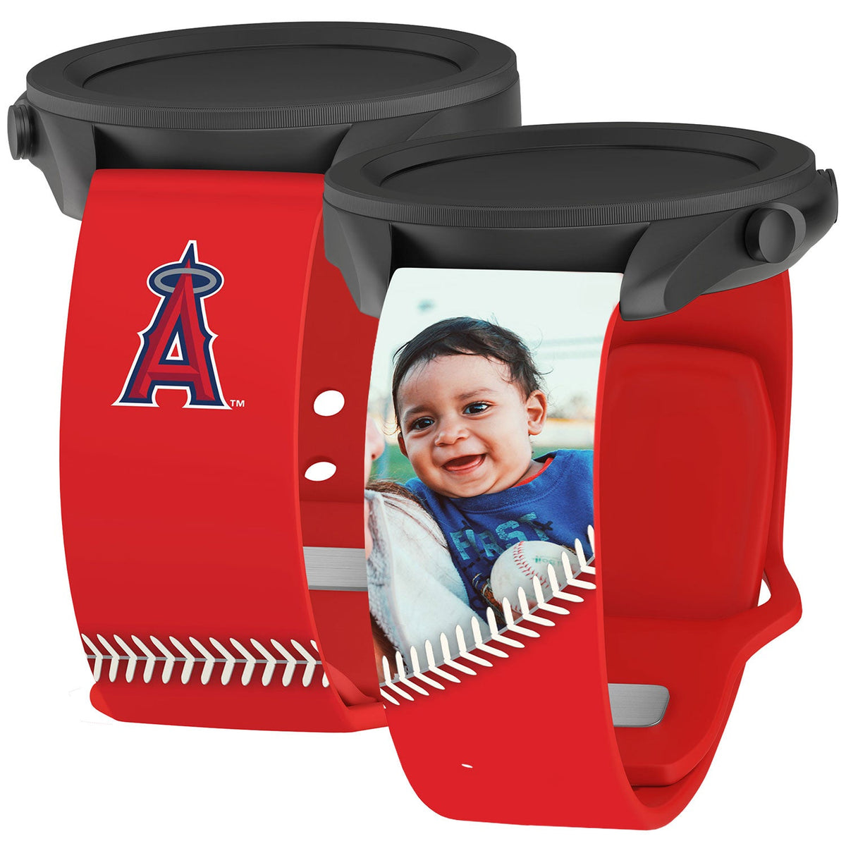 Los Angeles Angels Custom Photo HD Samsung Galaxy Watch Band