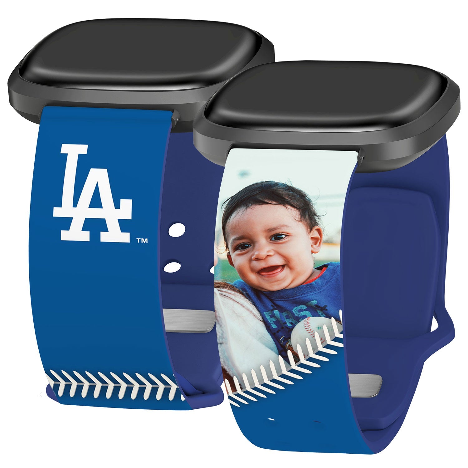 Los Angeles Dodgers Custom Photo HD Fitbit Versa 3 & Sense Band