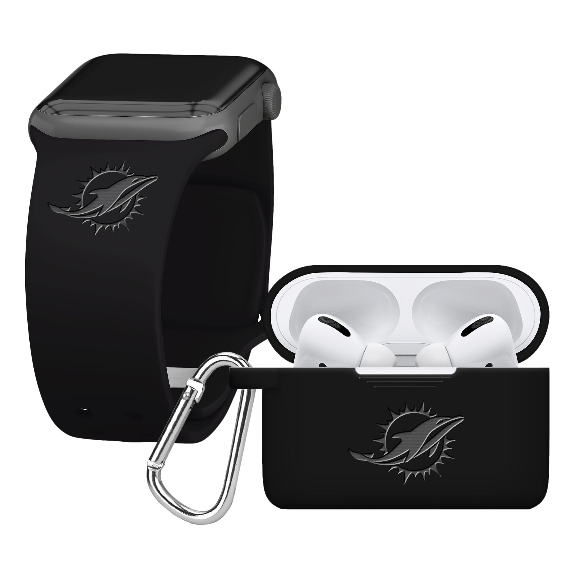 Game Time Miami Dolphins Engraved Apple Pro Combo Package