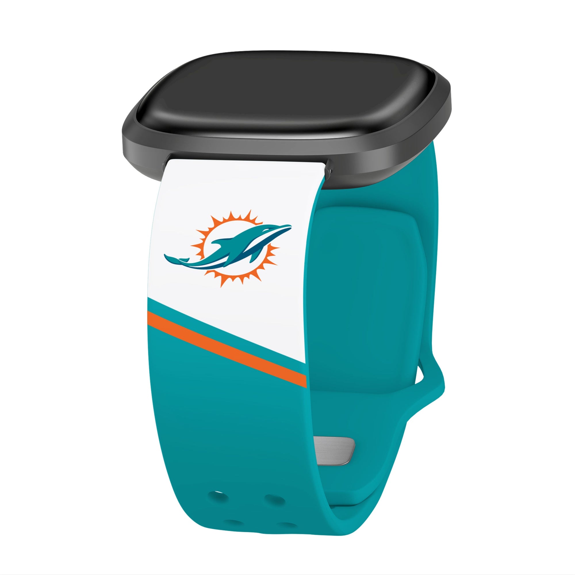 Miami Dolphins HD Champion Series Fitbit Versa 3 & Sense Watch Band