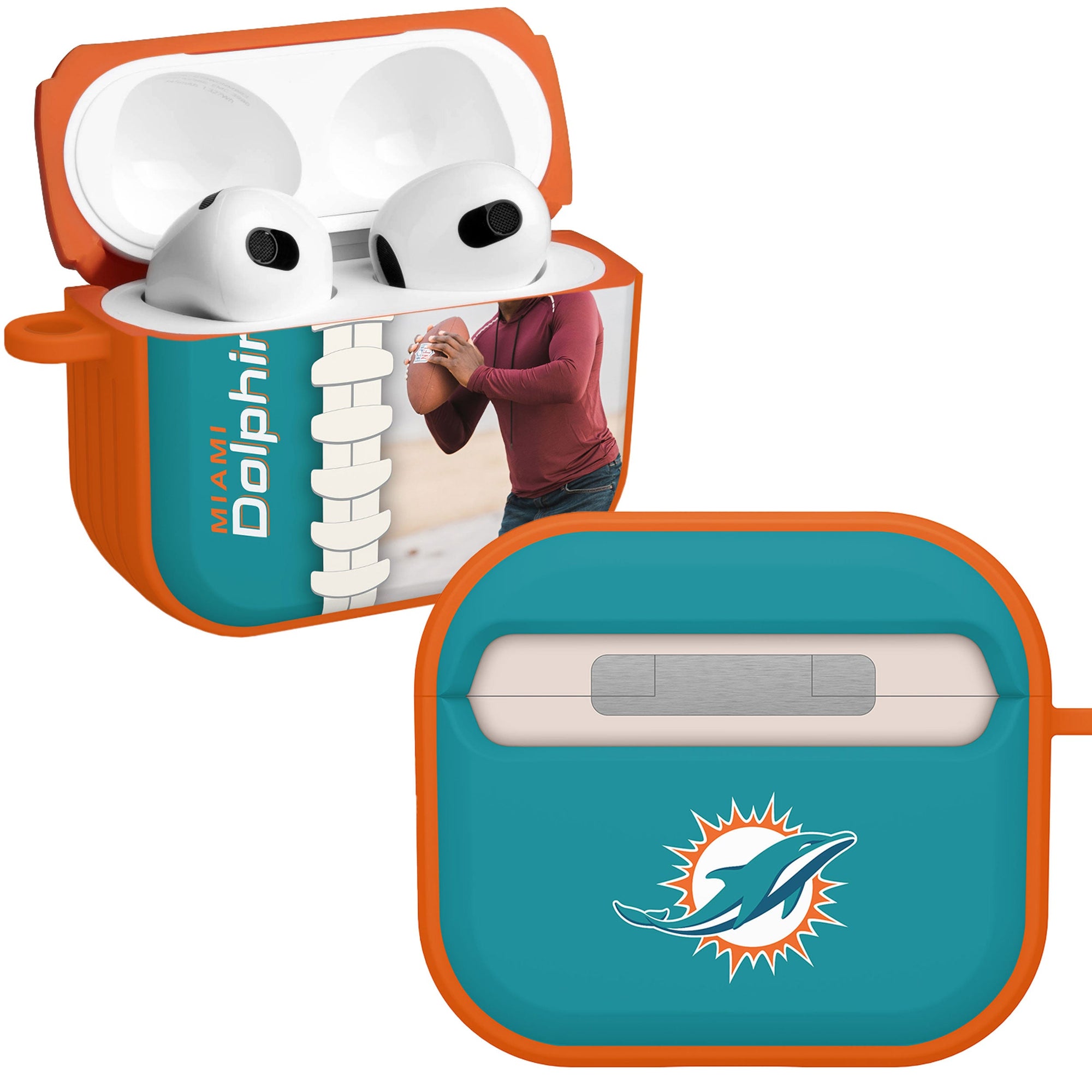 Miami Dolphins Custom Photo HDX Apple AirPods Gen 3 Case Cover