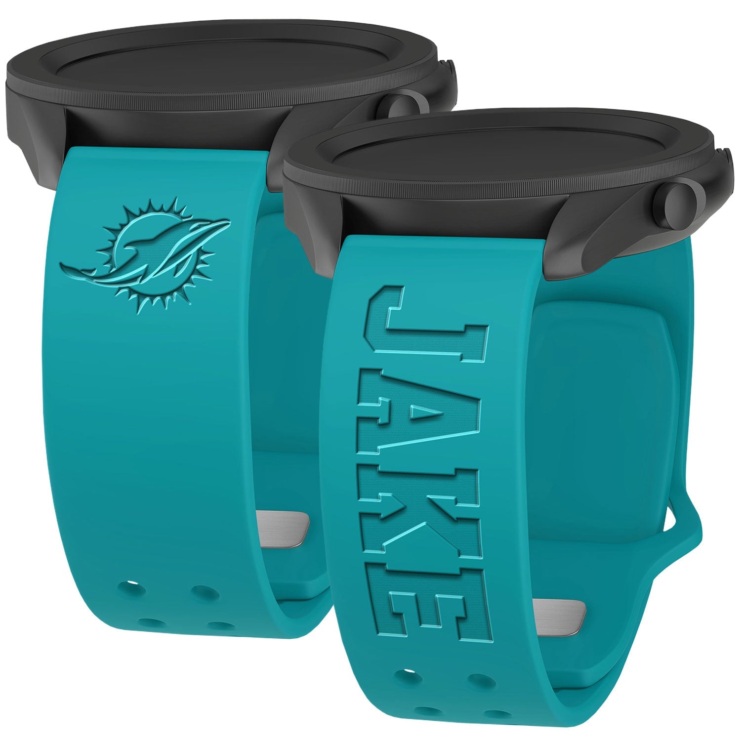 Miami Dolphins Custom Engraved Samsung Galaxy Watch Band