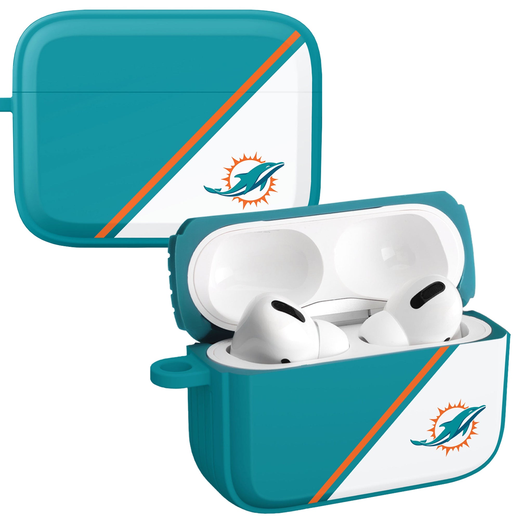 Miami Dolphins HDX Champion Series Case Cover Compatible with Apple AirPods Pro