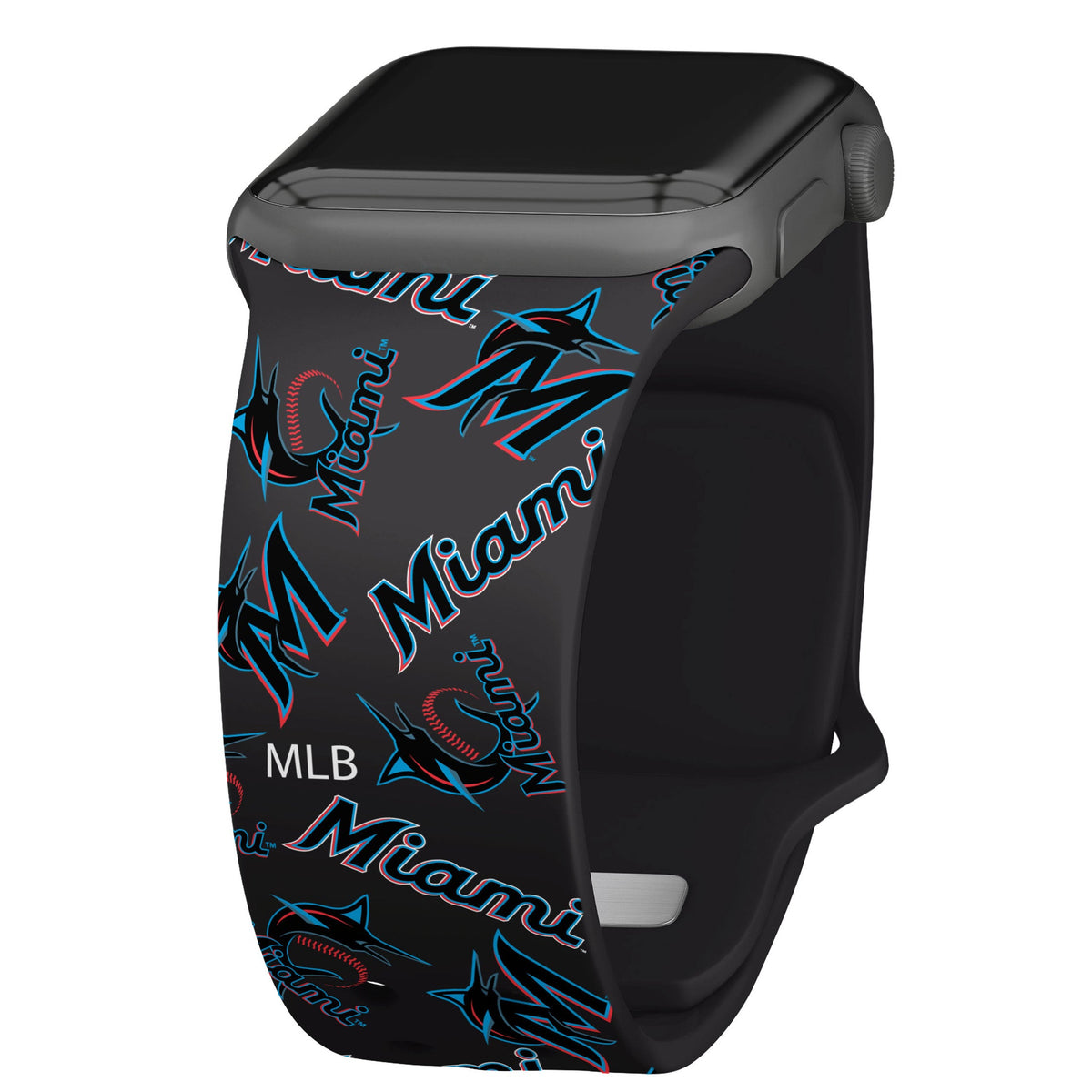 Miami Marlins HD Apple Watch Band