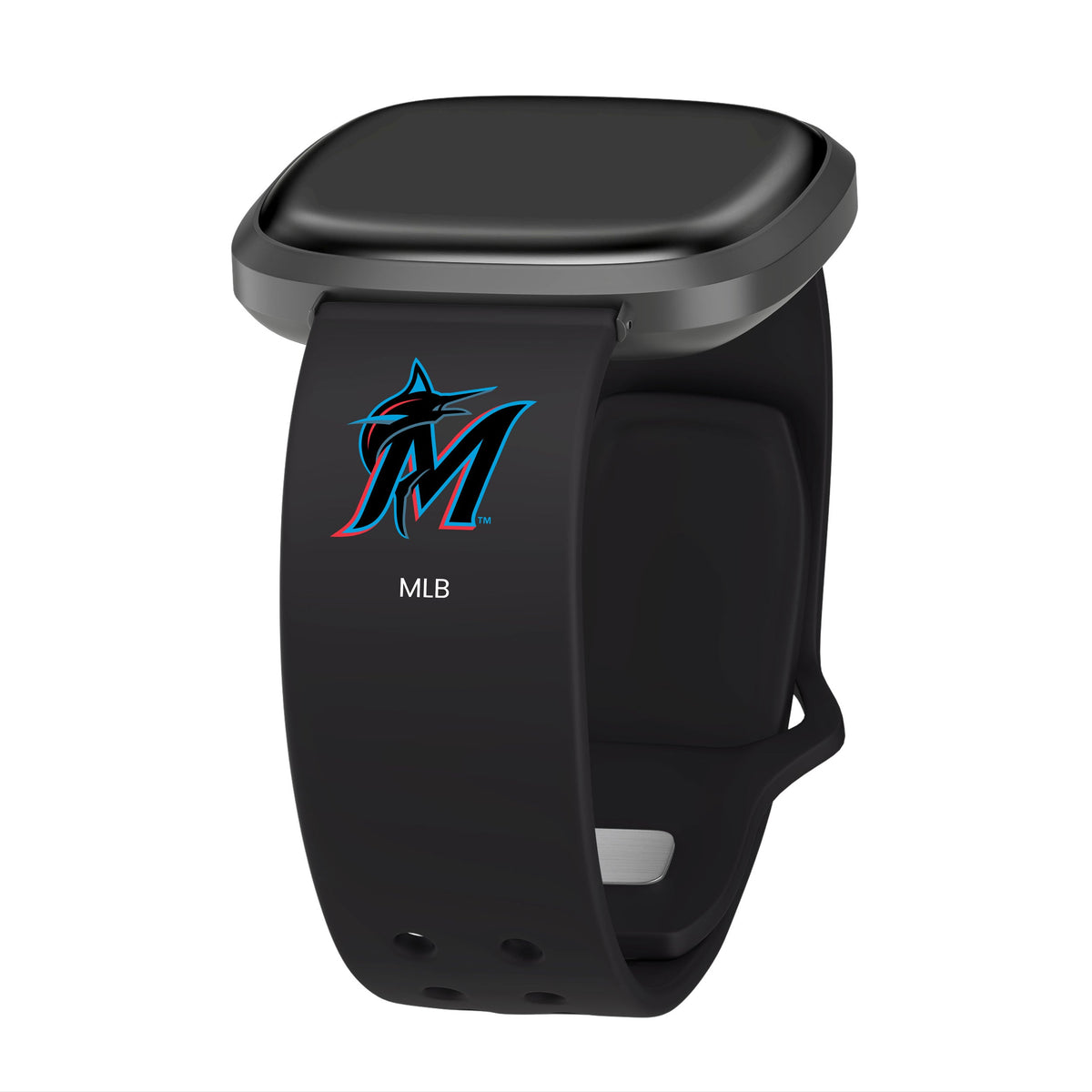 Miami Marlins HD Elite Edition Fitbit Versa 3 &amp; Sense Watch Band