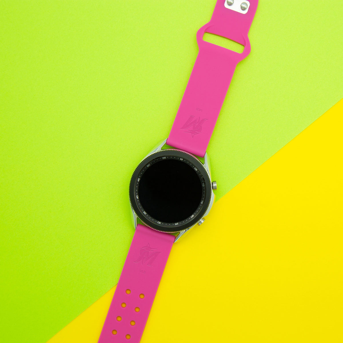 Game Time Miami Marlins Engraved Silicone Watchband