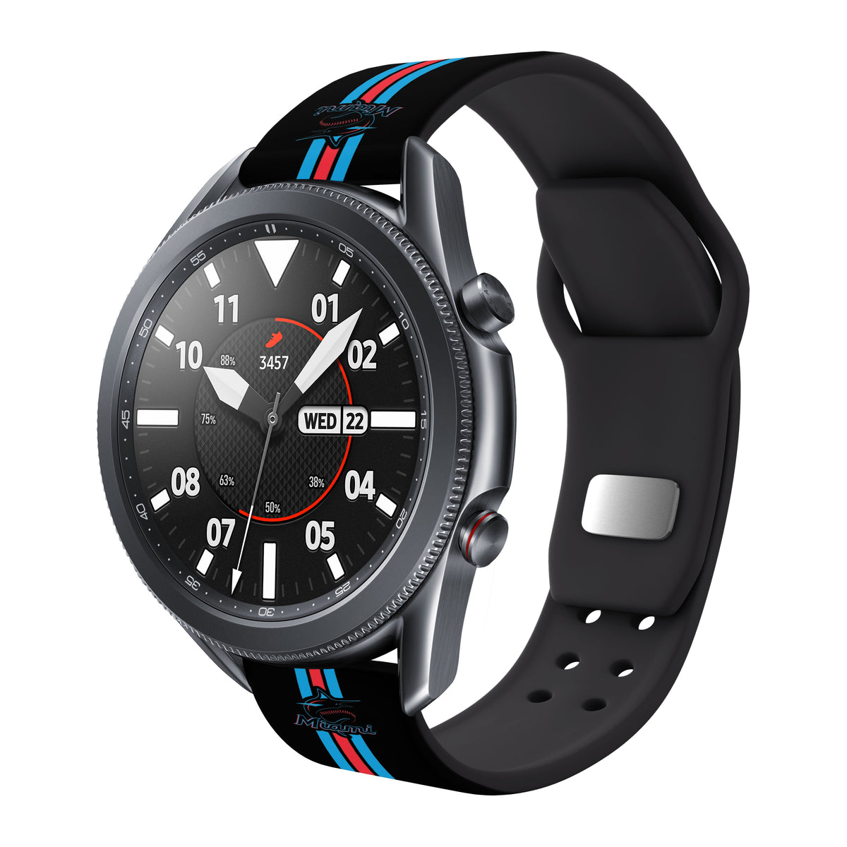 Game Time Miami Marlins Quick Change HD Watch Band