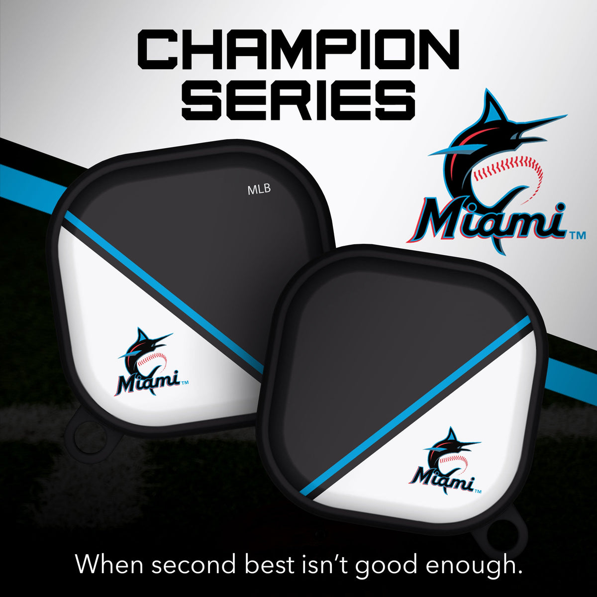 Miami Marlins HDX Champion Series Samsung Galaxy Buds Pro Case Cover