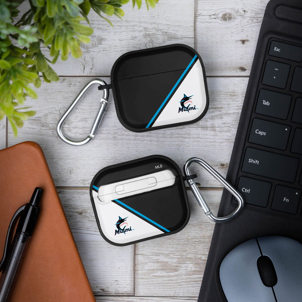 Miami Marlins HDX Champion Series Apple AirPods Gen 3 Case Cover