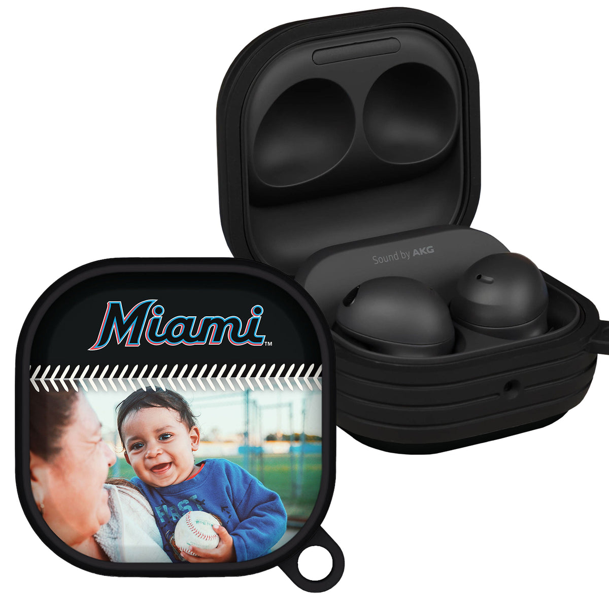 Miami Marlins Custom Photo HDX Samsung Galaxy Buds Pro Case Cover