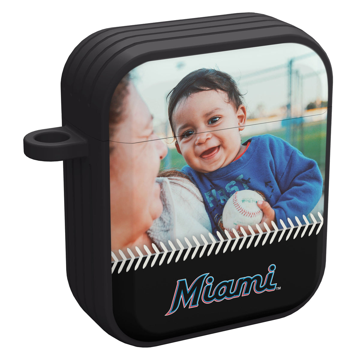 Miami Marlins Custom Photo HDX Apple AirPods Gen 1 &amp; 2 Case Cover