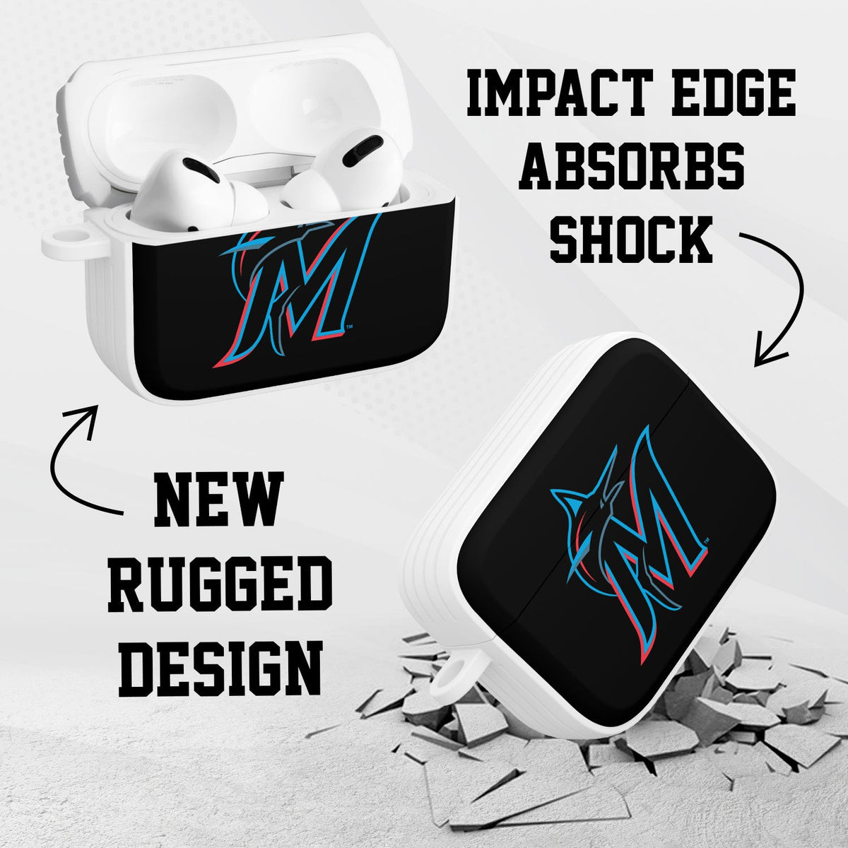 Miami Marlins HDX Apple AirPods Pro Cover