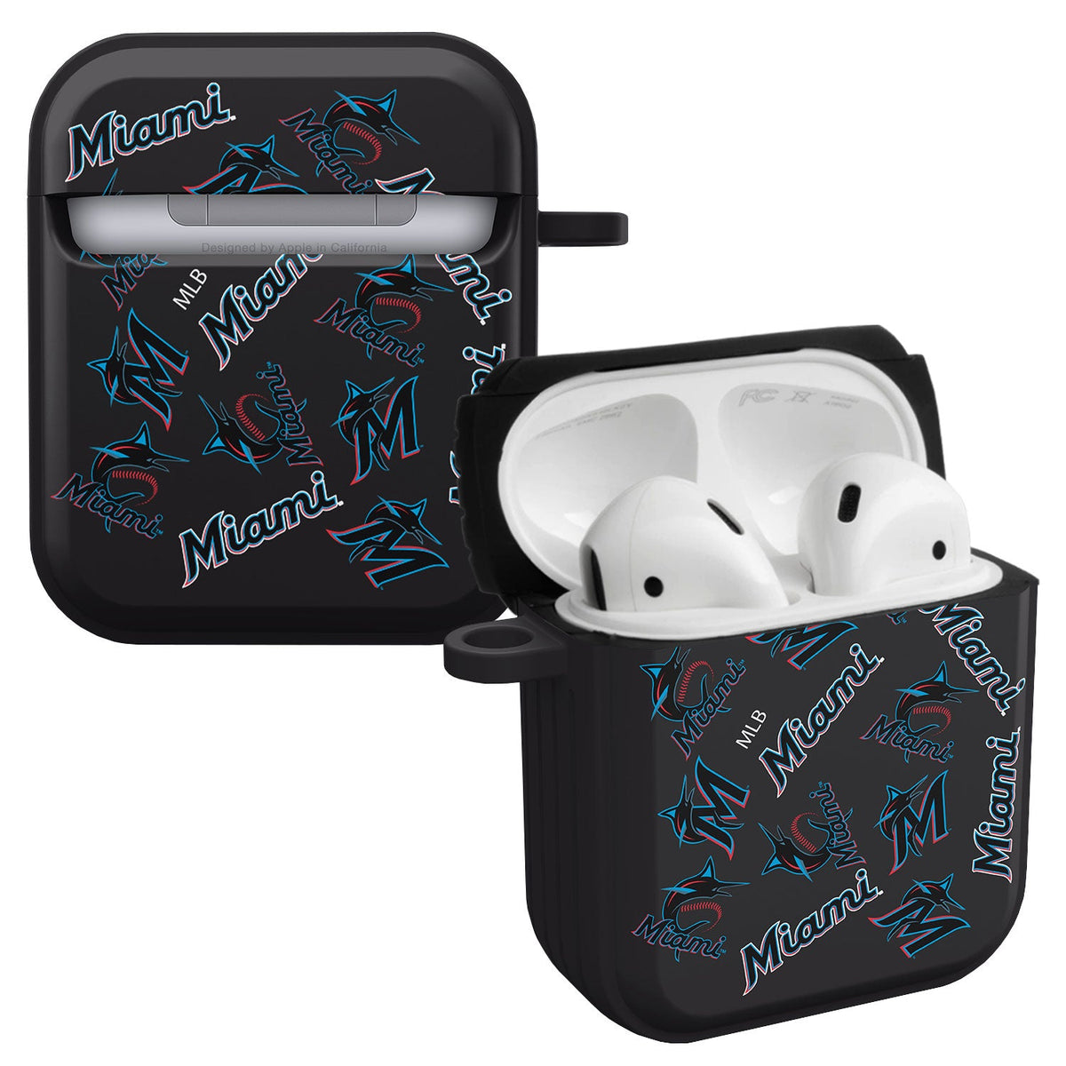 Miami Marlins HDX Apple AirPods Gen 1 &amp; 2 Case Cover