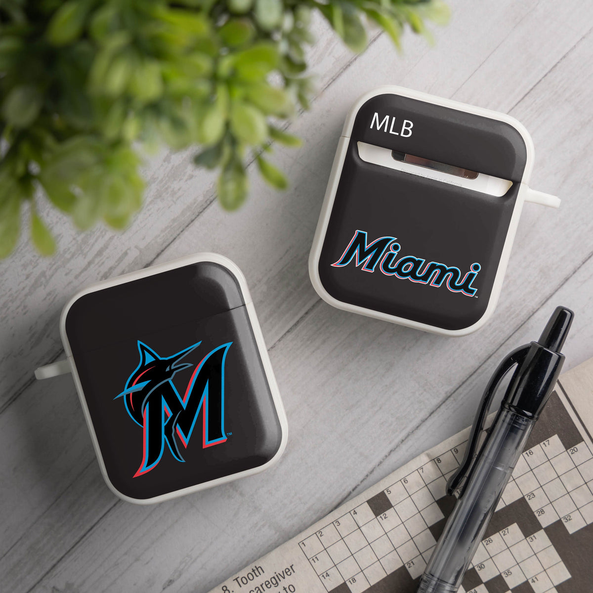 Miami Marlins HDX Apple AirPods Gen 1 &amp; 2 Case Cover