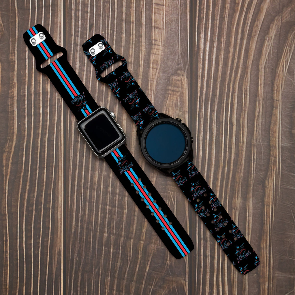 Game Time Miami Marlins Quick Change HD Watch Band