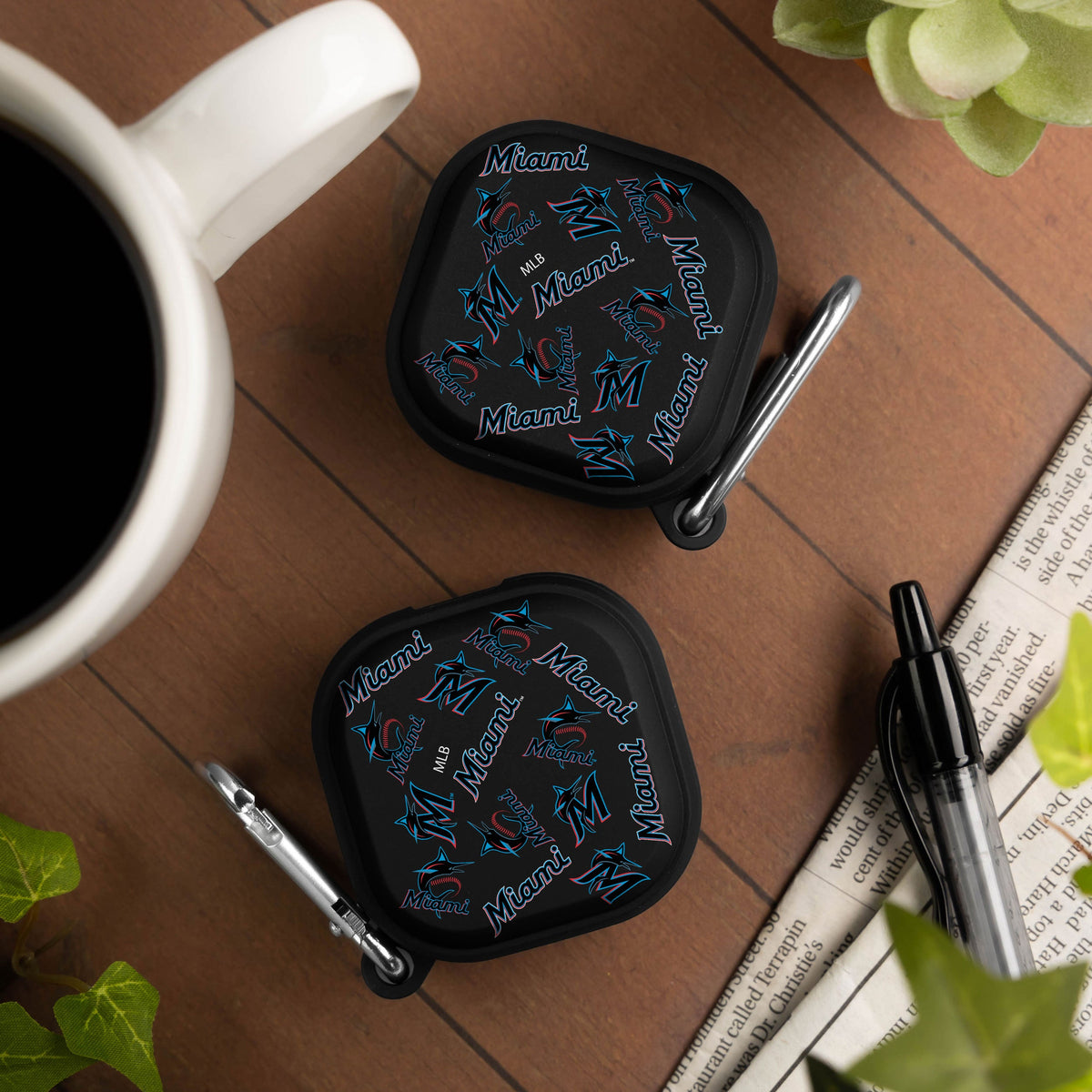 Miami Marlins HDX Samsung Galaxy Buds Pro Case Cover