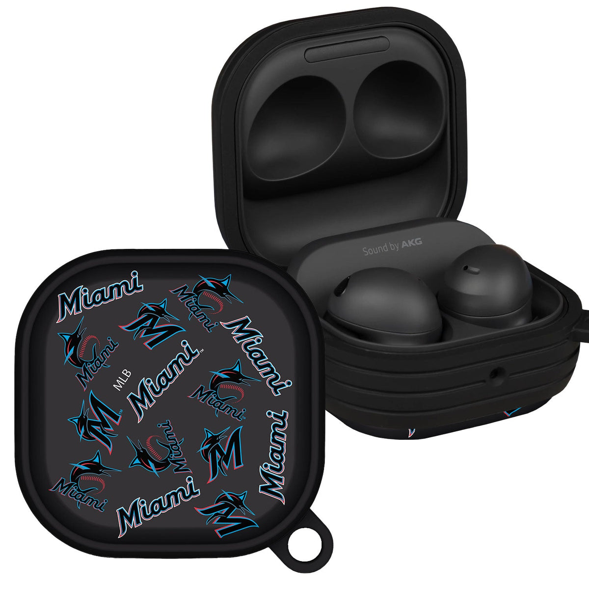 Miami Marlins HDX Samsung Galaxy Buds Pro Case Cover