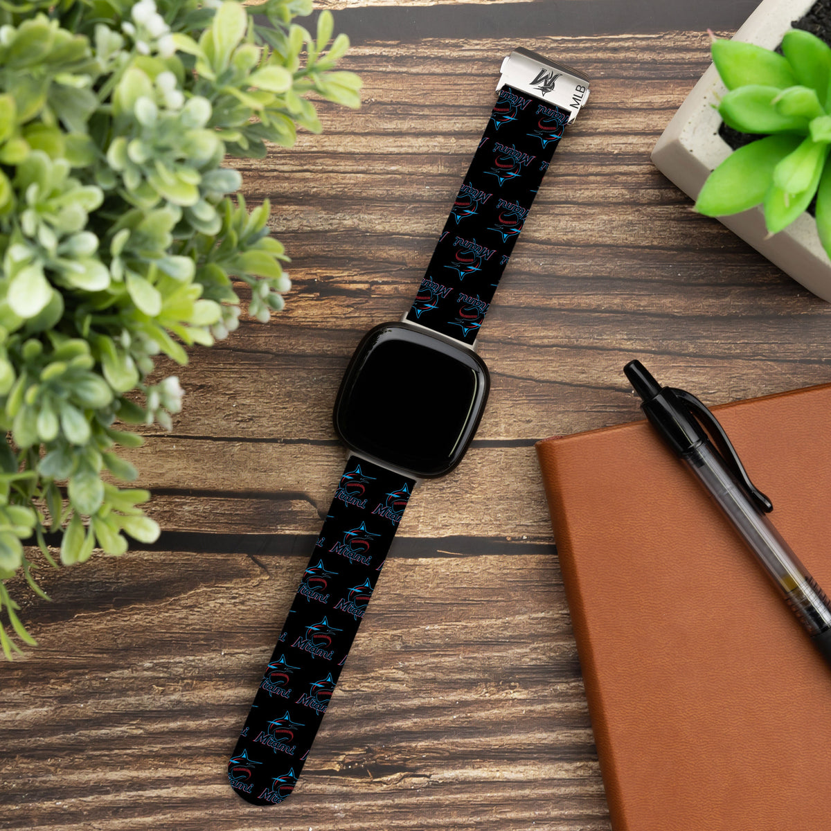 Miami Marlins Signature Series FitBit Watch Band