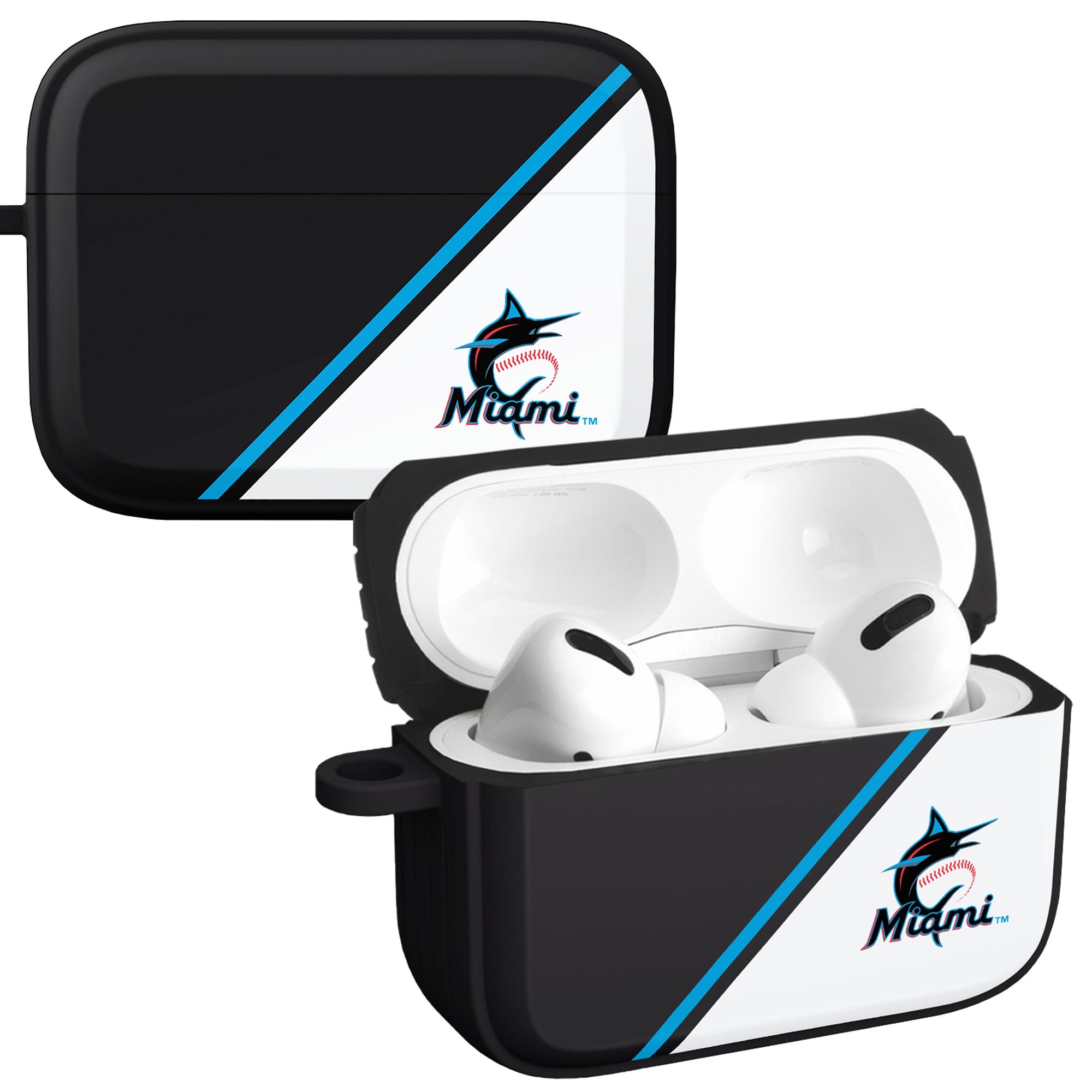 Miami Marlins HDX Champion Series Apple AirPods Pro Case Cover