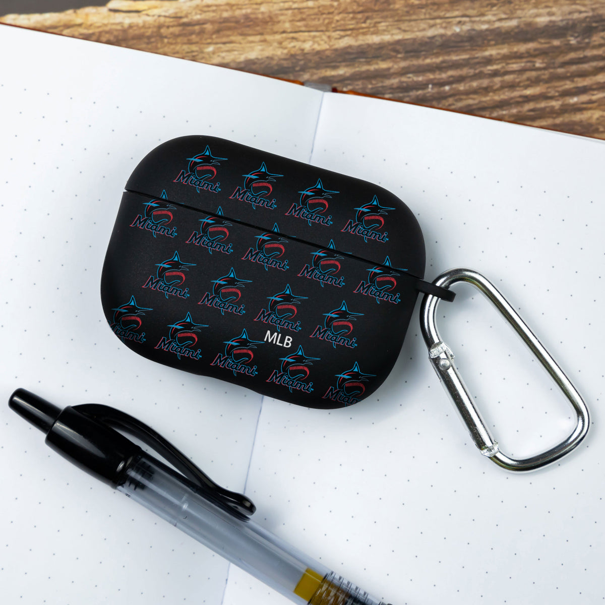 Miami Marlins HD Apple Airpods Pro Case Cover