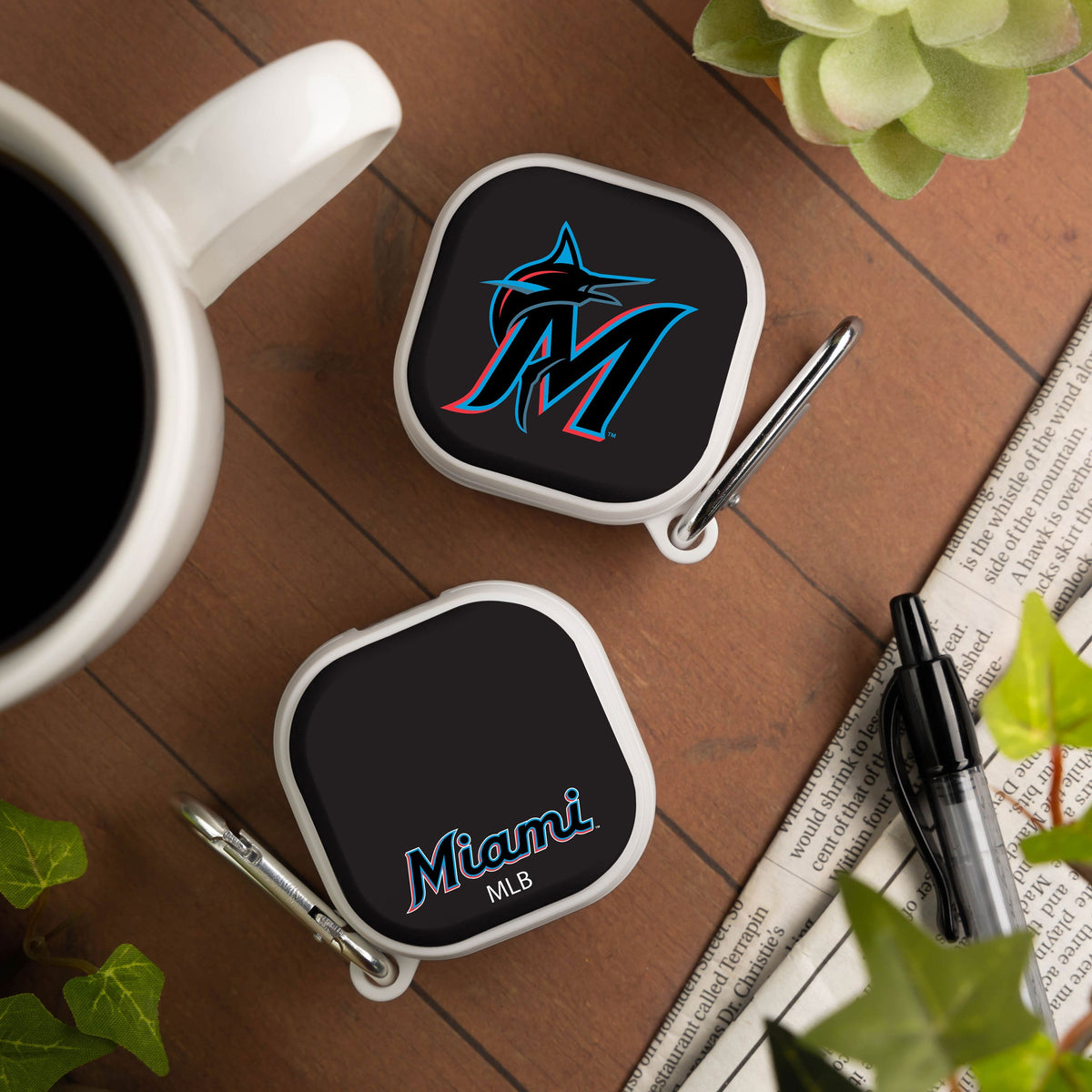 Miami Marlins HDX Samsung Galaxy Buds Pro Case Cover