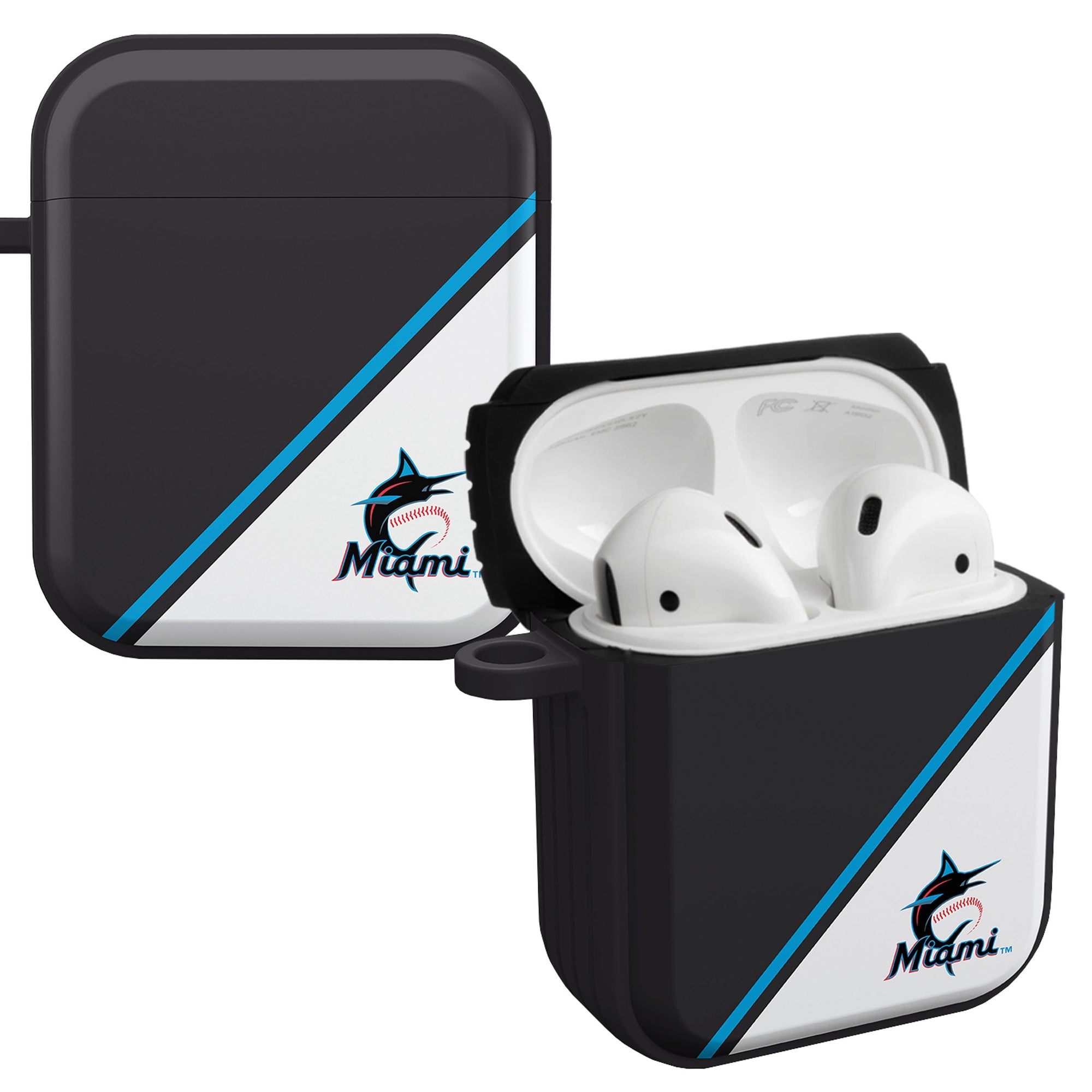 Miami Marlins HDX Champion Series Apple AirPods Gen 1 & 2 Case Cover